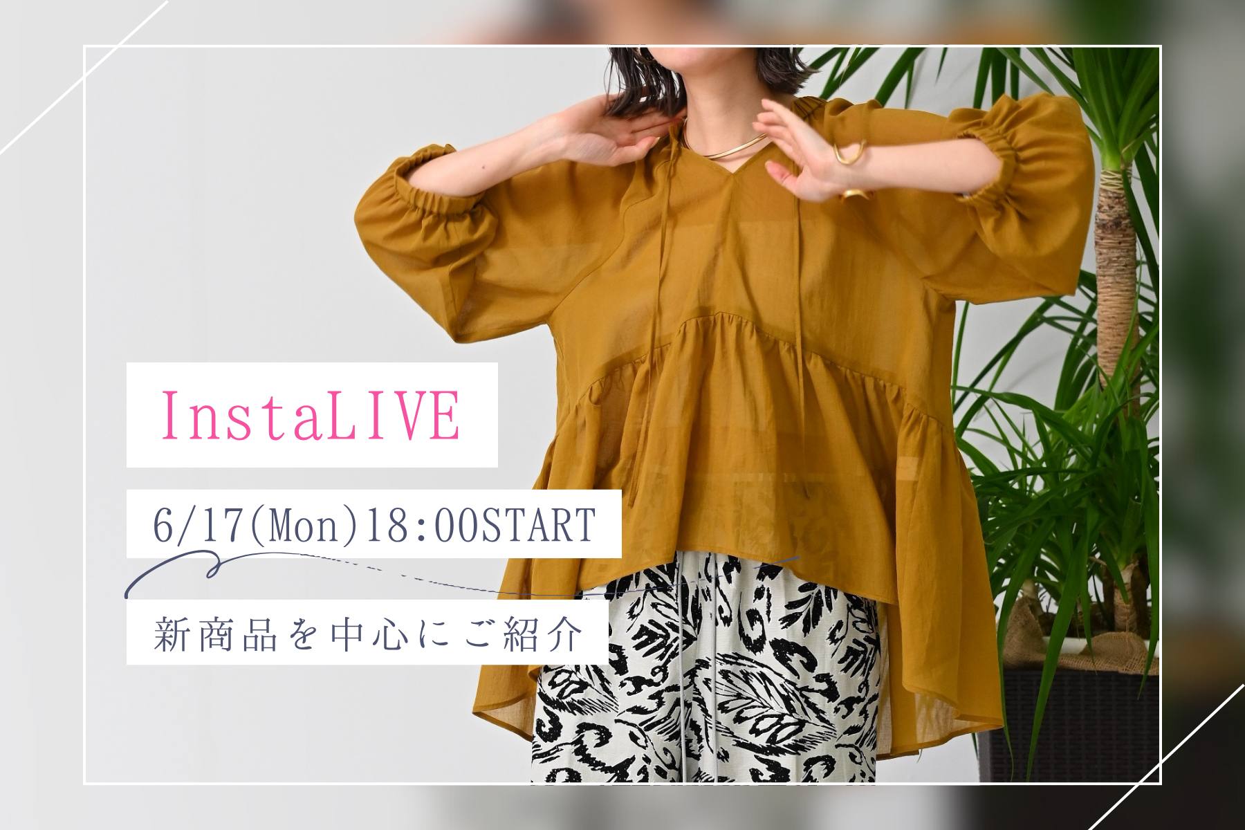 6/17(月)インスタライブご紹介商品まとめ