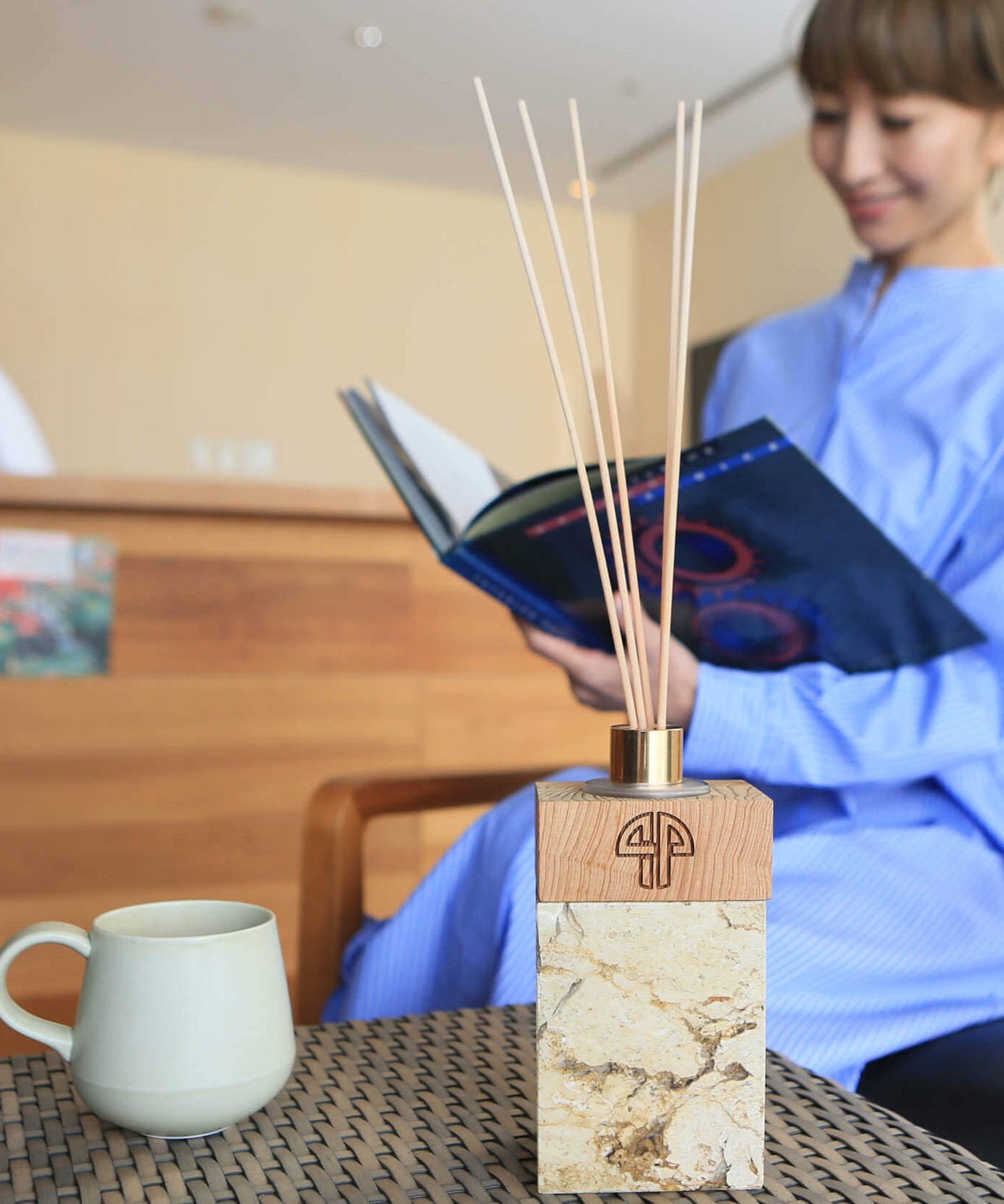 TIES-OHANA 屋久杉アロマディフューザー&リネンウォーターセット