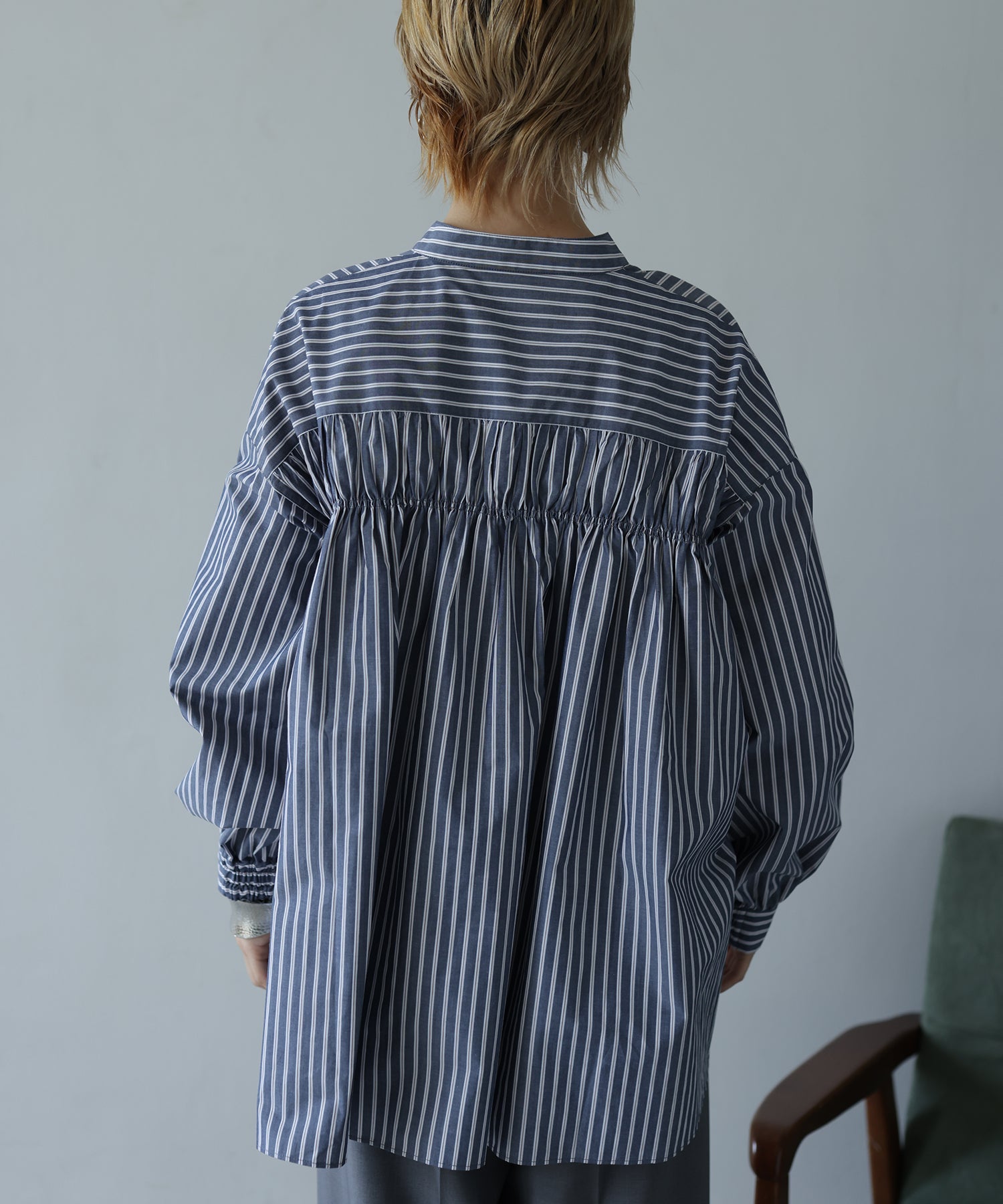 ネイビーストライプ model:H160