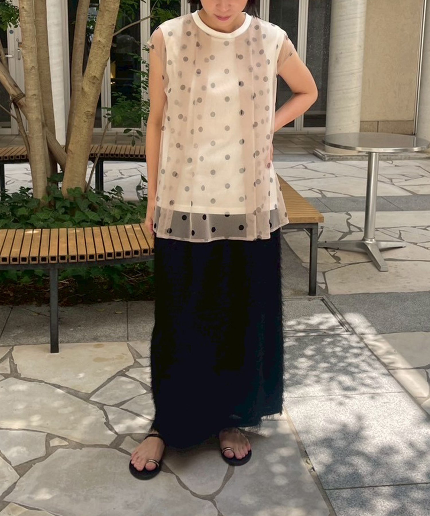 ベージュ staff:H155