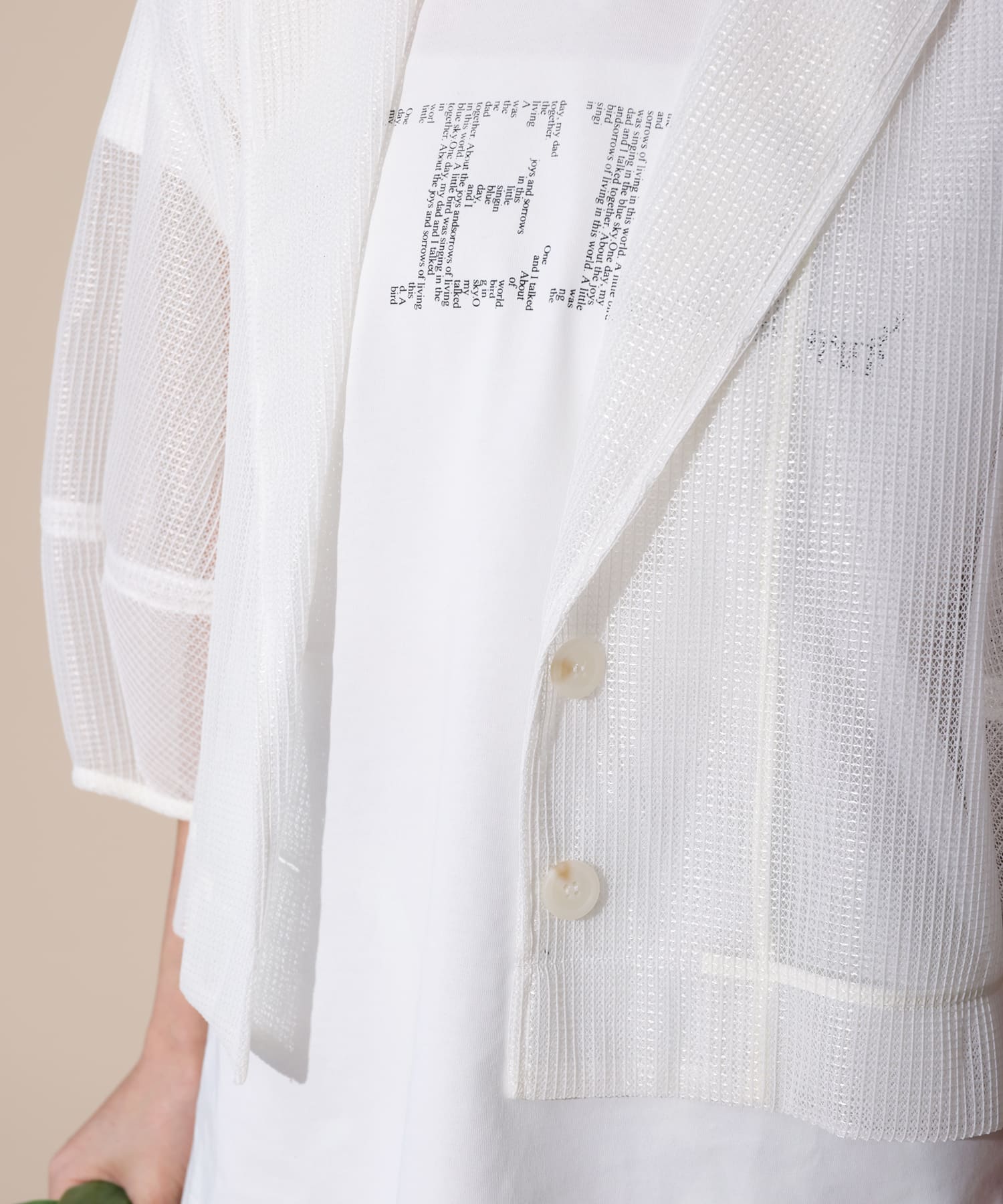 【Timesale】メッシュコクーンジャケット