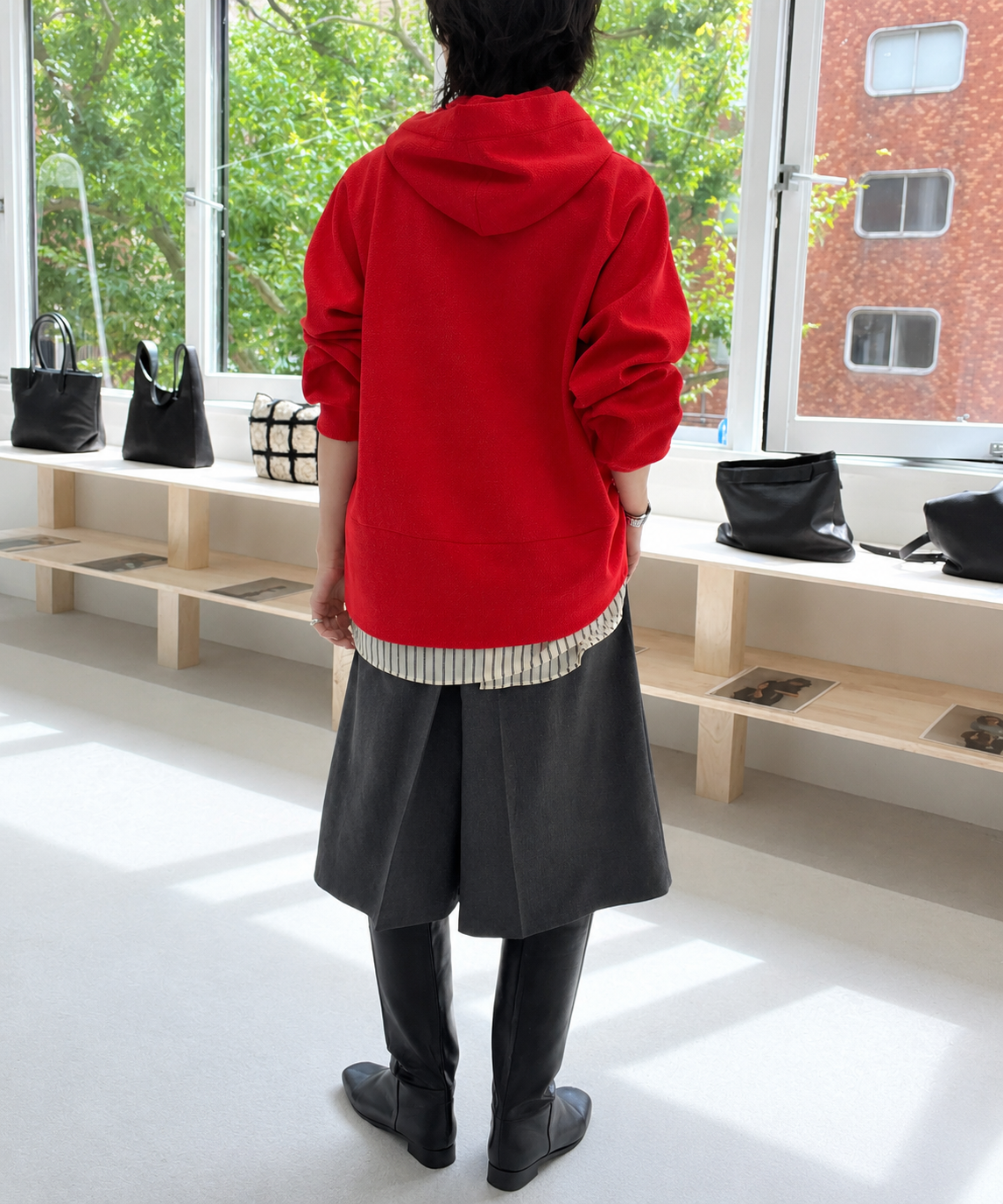 グレー staff:H161cm
