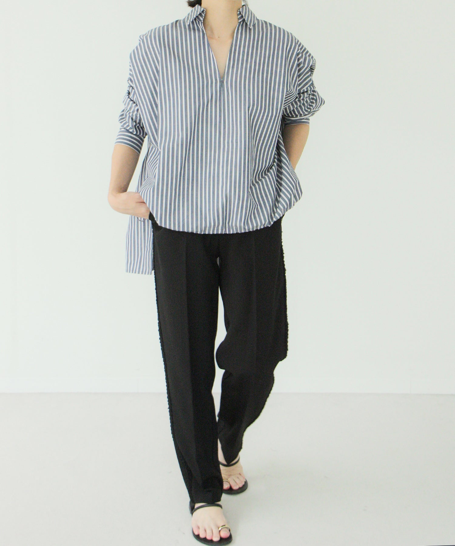 ネイビーストライプ staff:H155