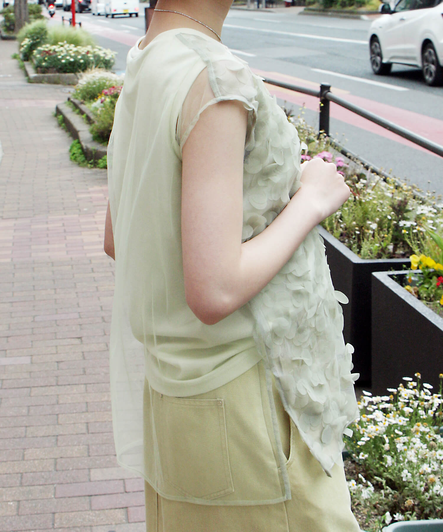グリーン model:H161 着用サイズ:フリー