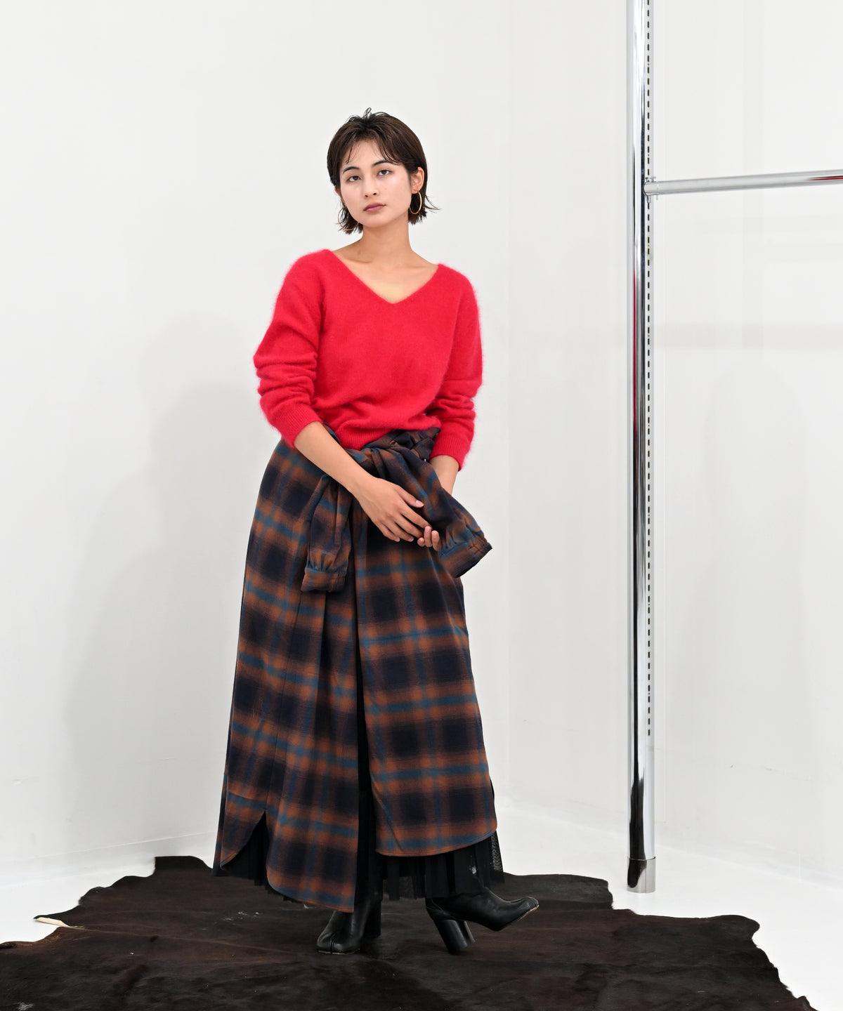 レッド model:H166cm