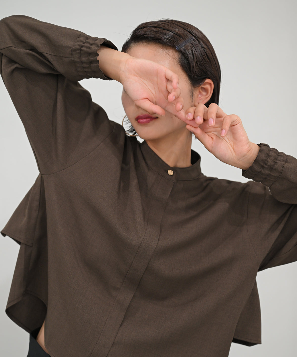ブラウン model:H166cm