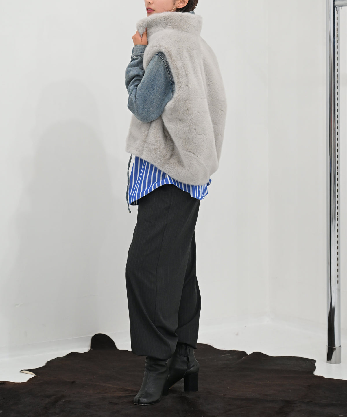 グレー model:H166cm