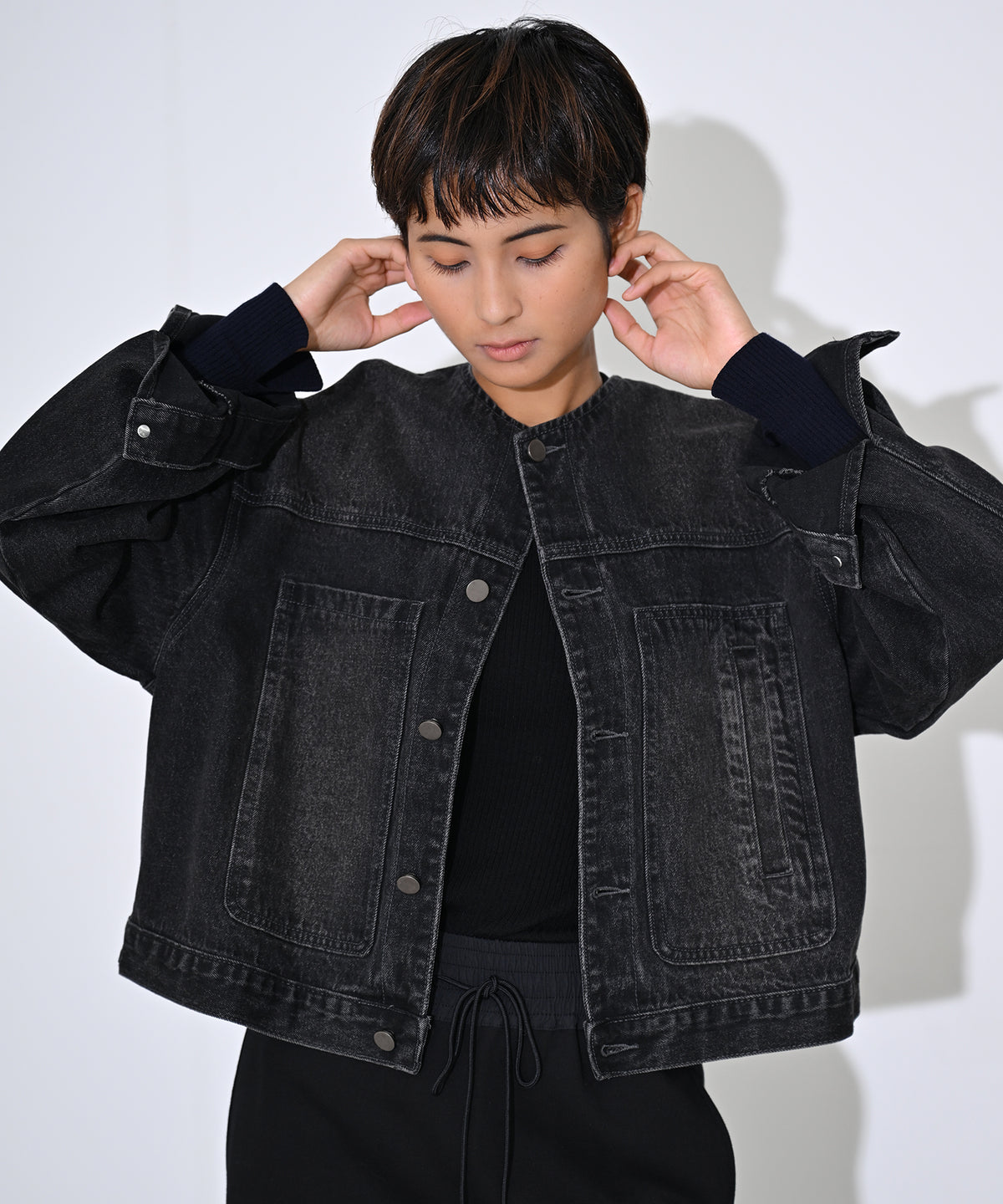 ブラック model:H166cm