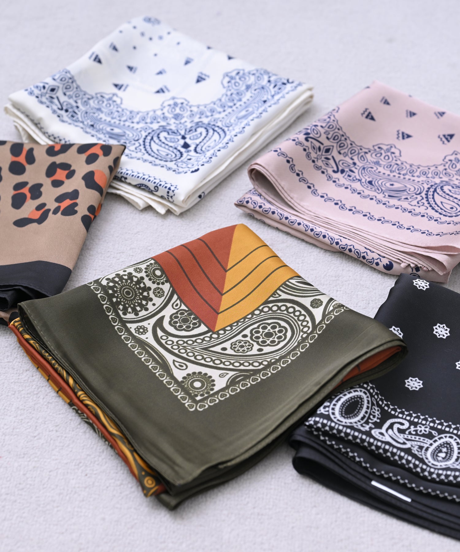 Bandana Print Scarf