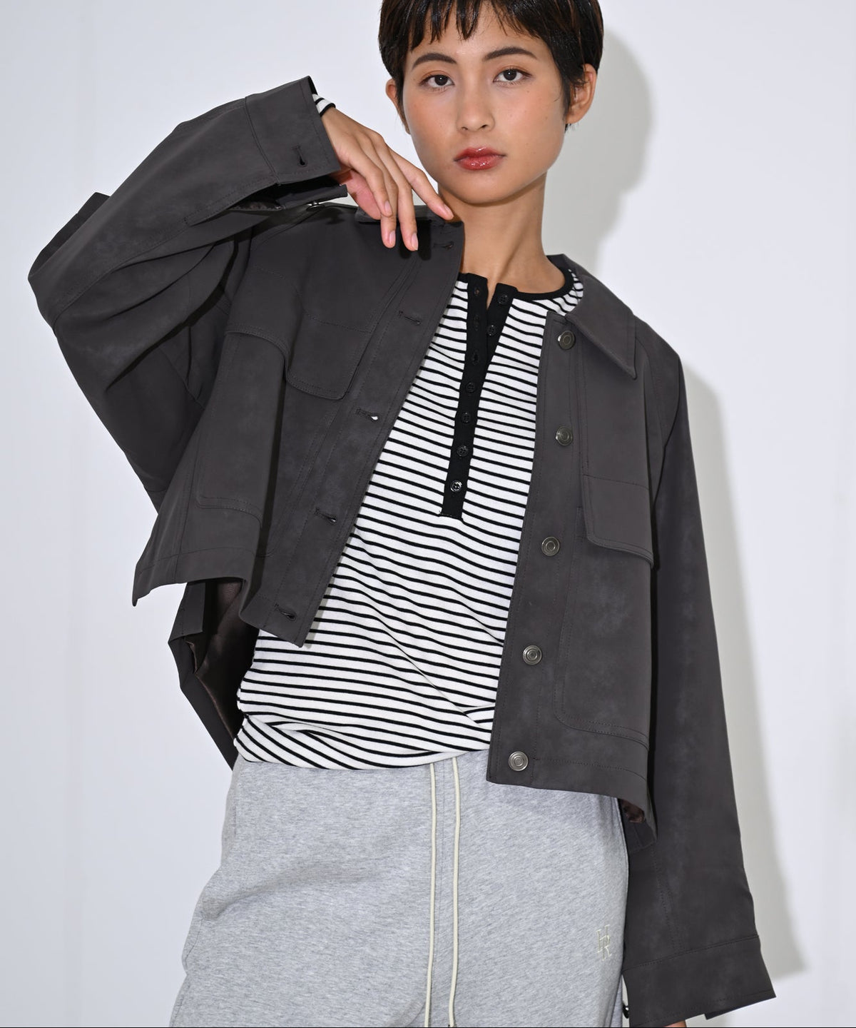 チャコール model:H166cm
