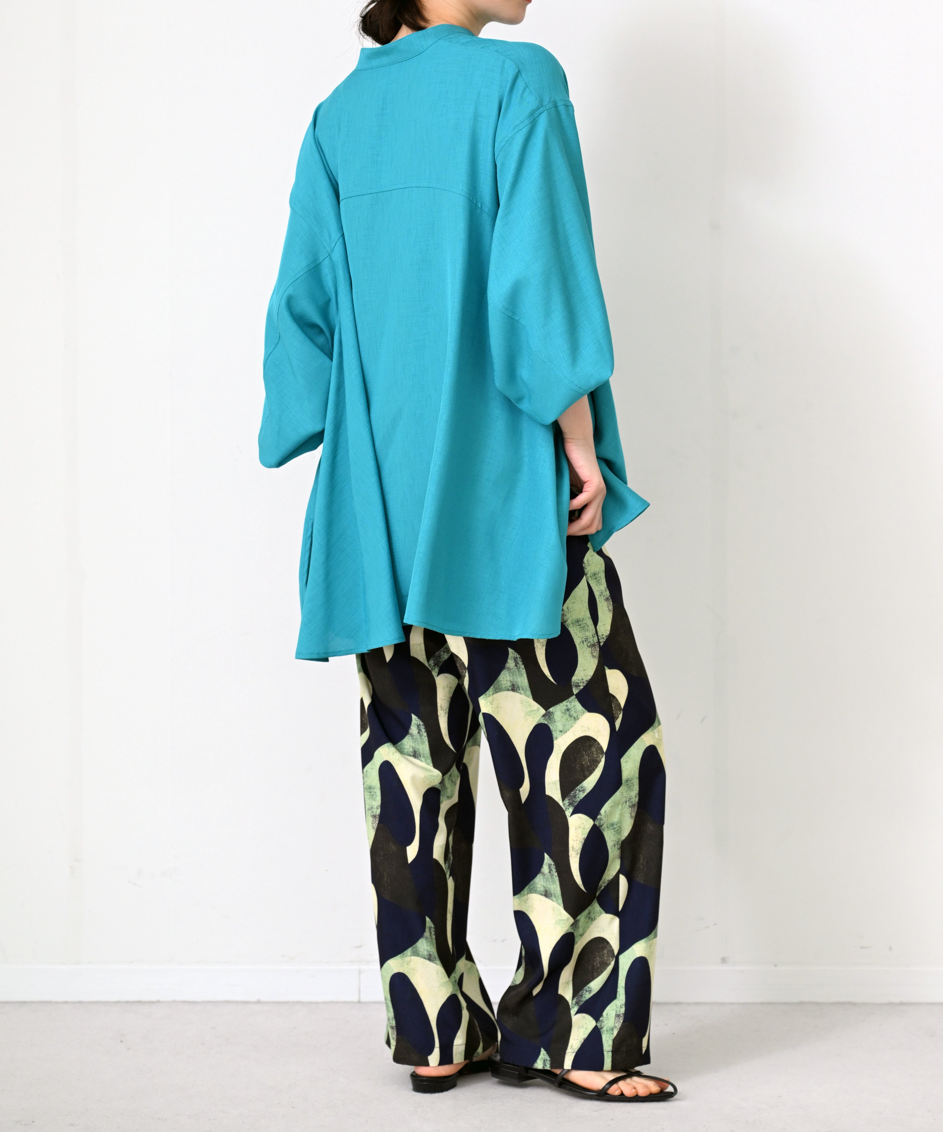 ネイビー×グリーン model:H160