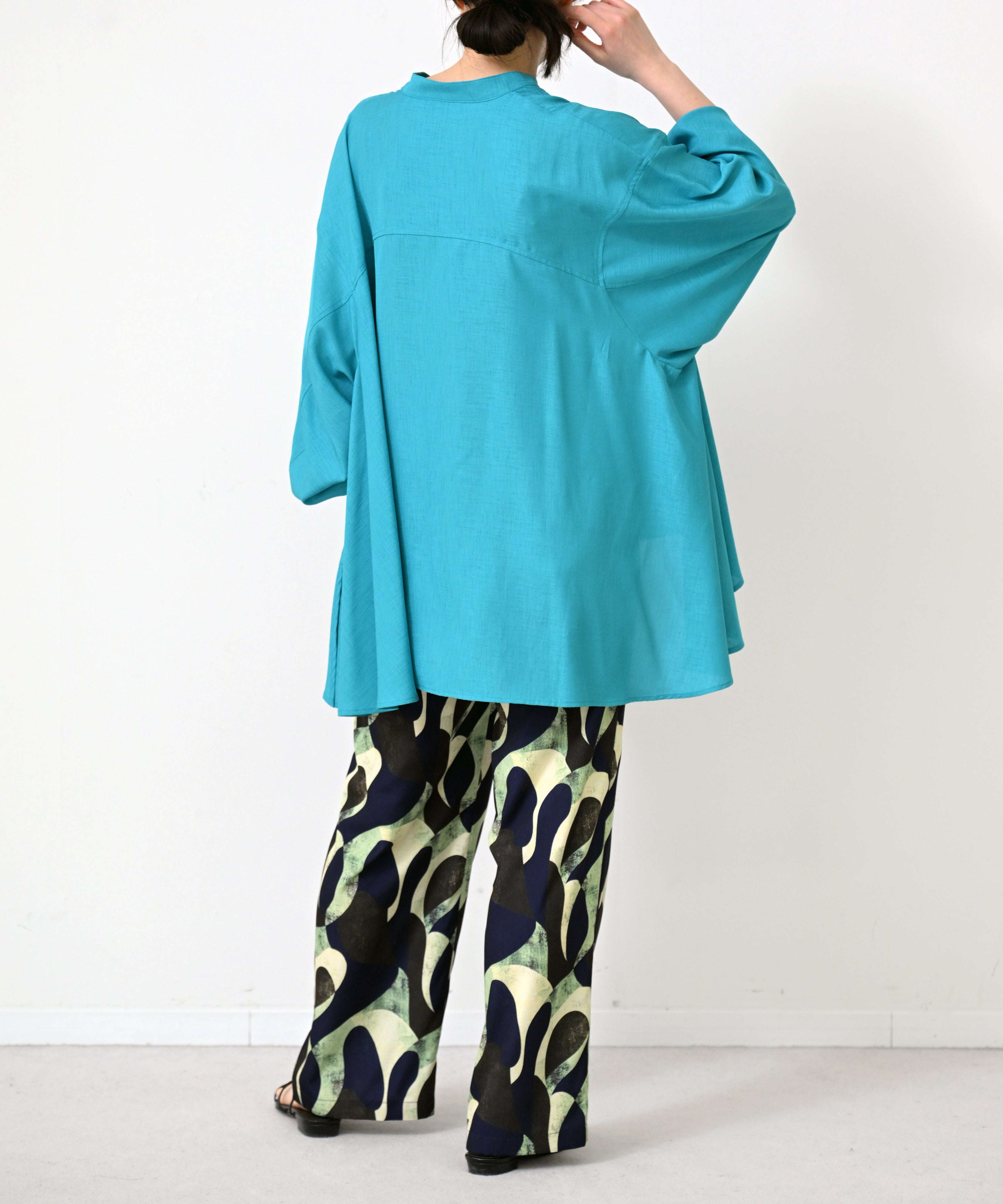 ネイビー×グリーン model:H160