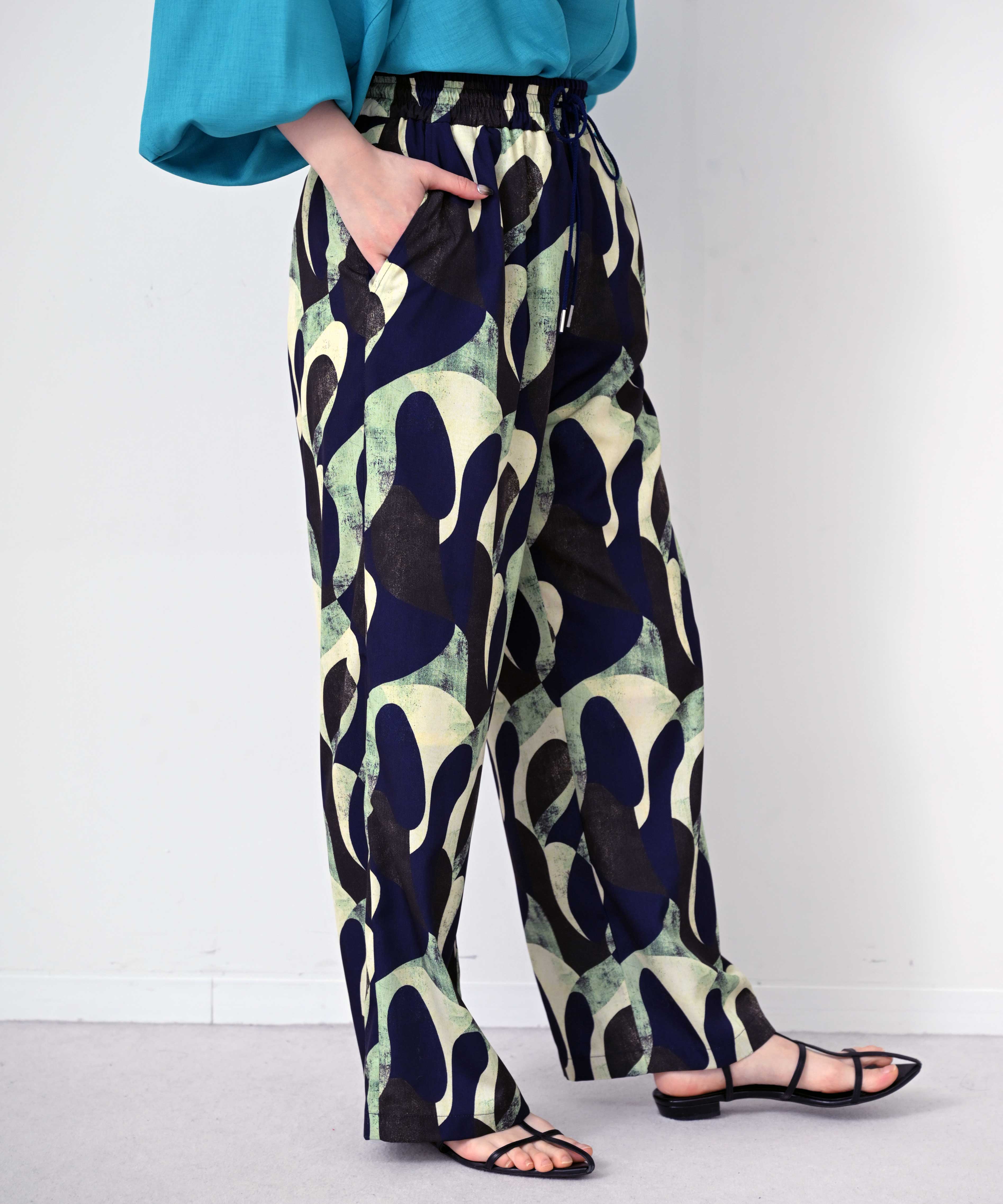 ネイビー×グリーン model:H160