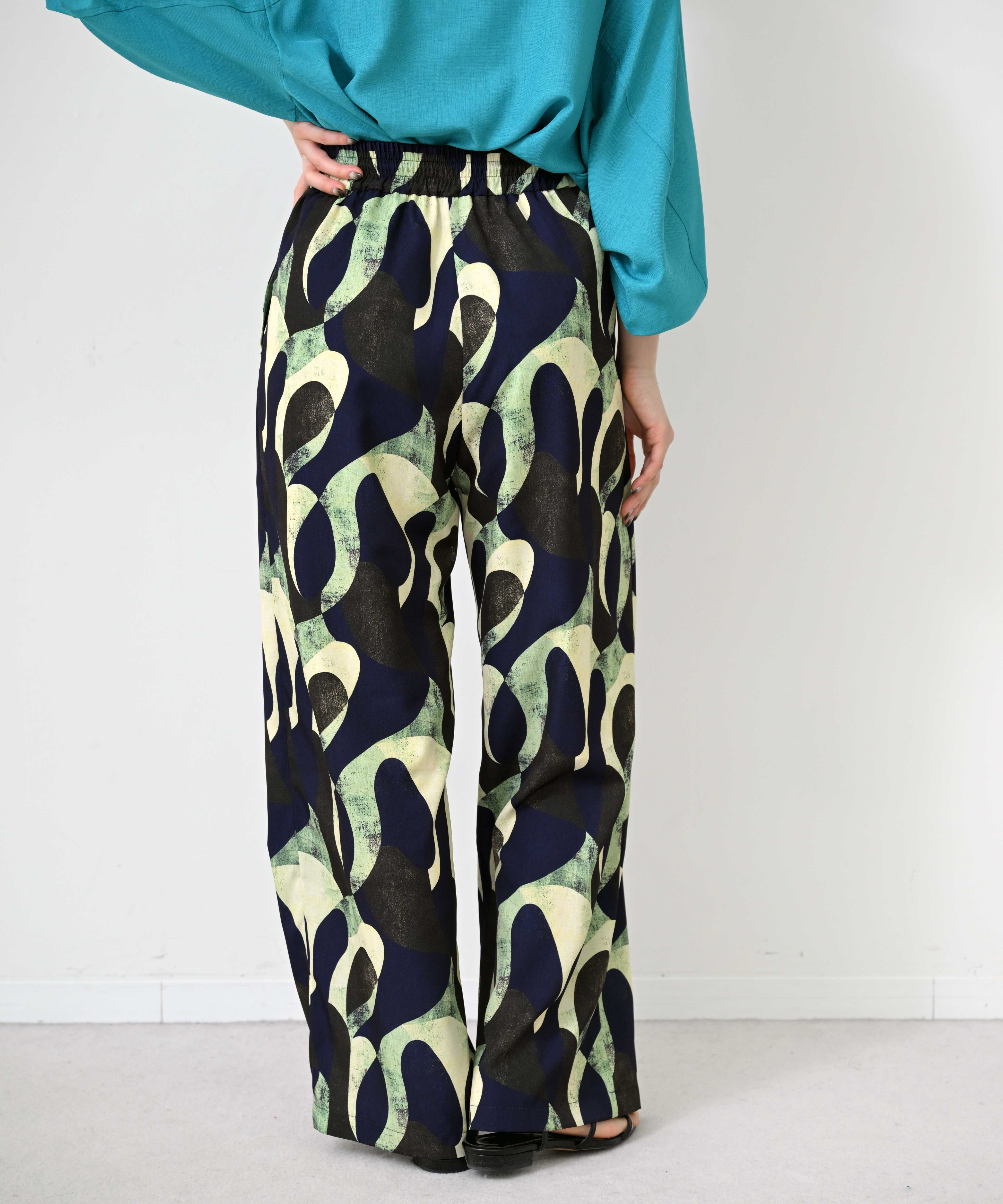 ネイビー×グリーン model:H160