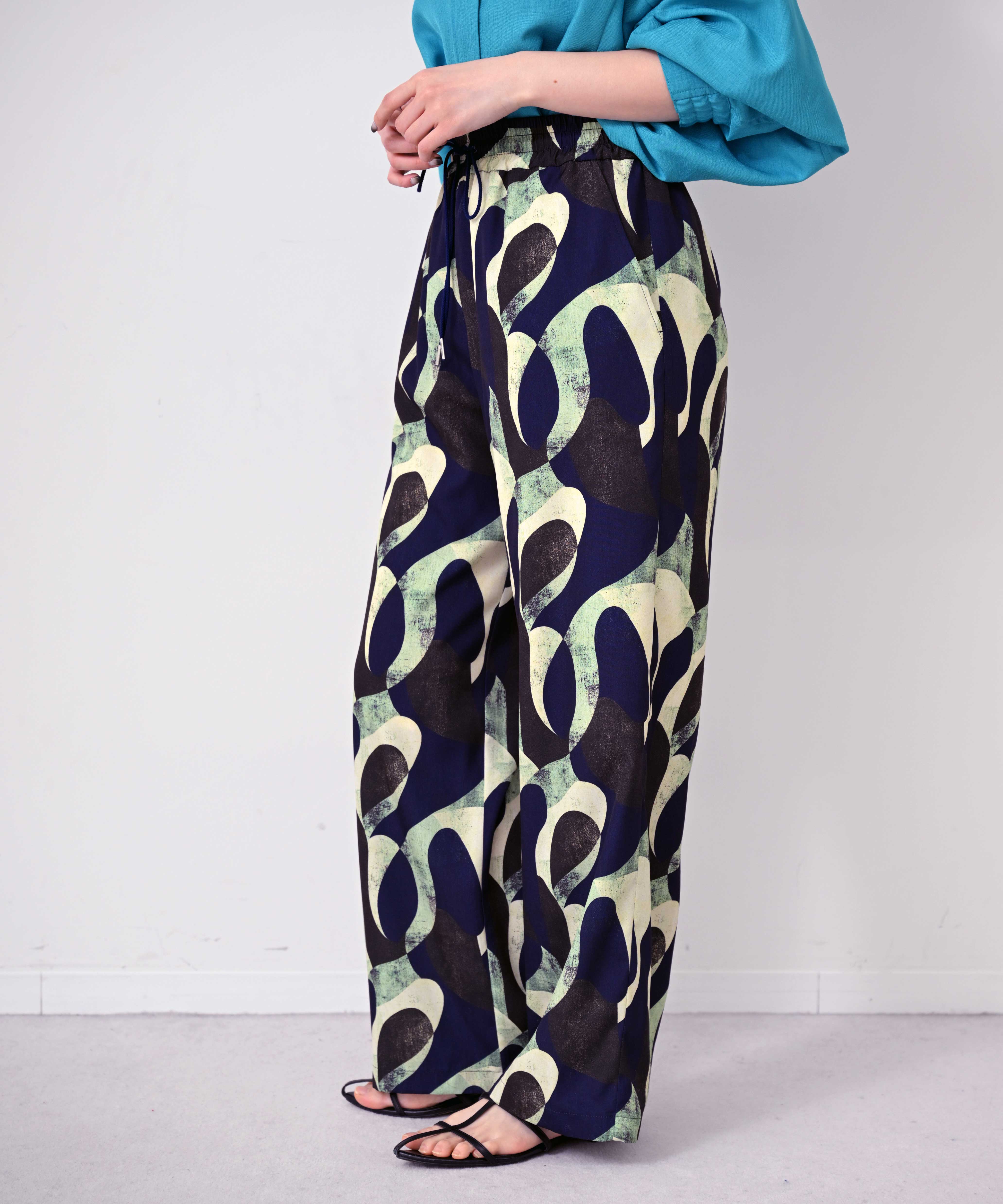 ネイビー×グリーン model:H160