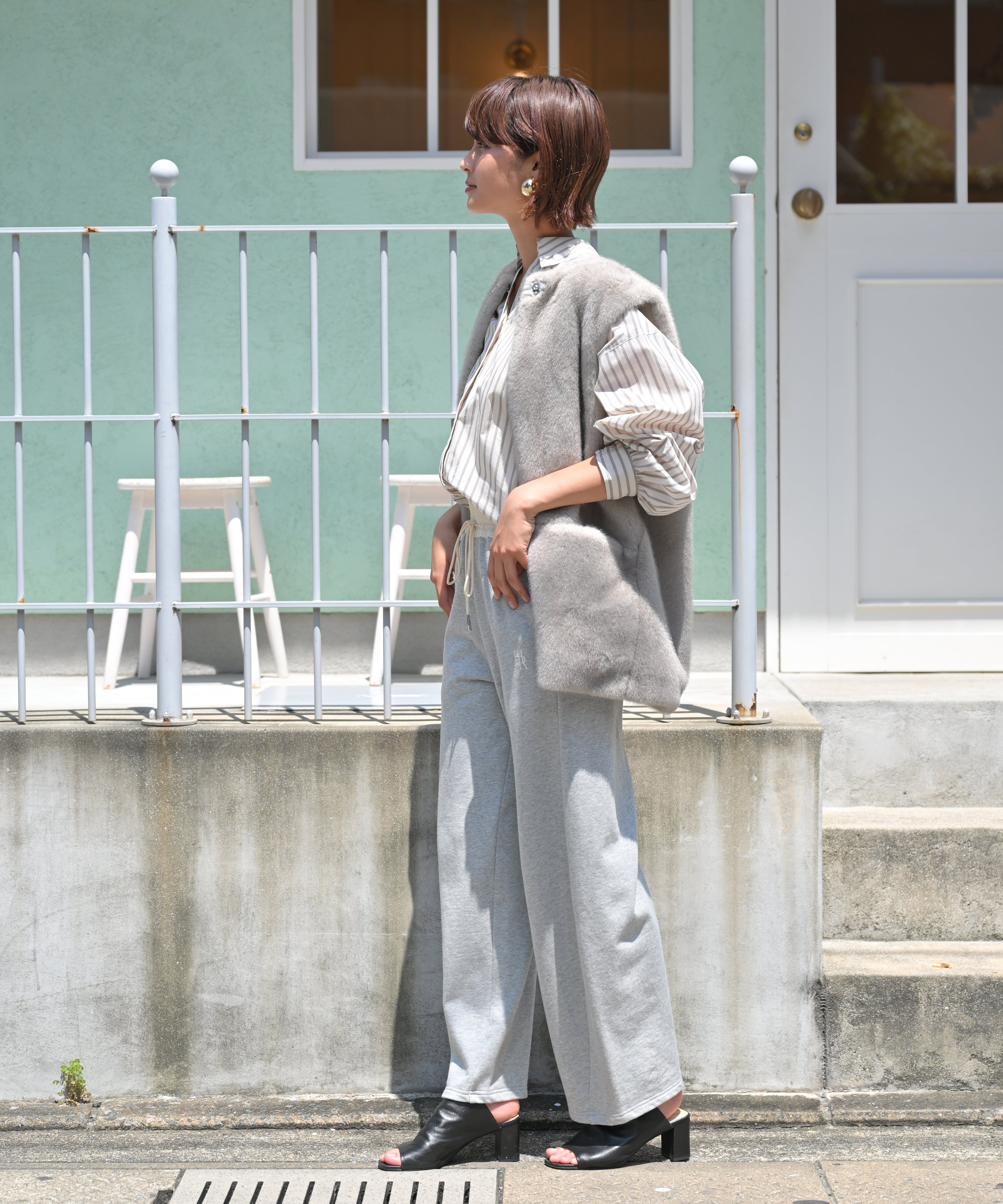 アイボリーストライプ model:H166