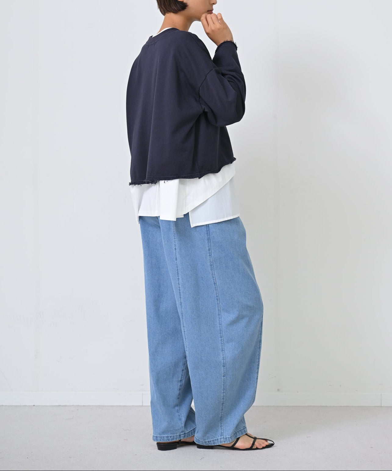 ネイビー model:H166cm