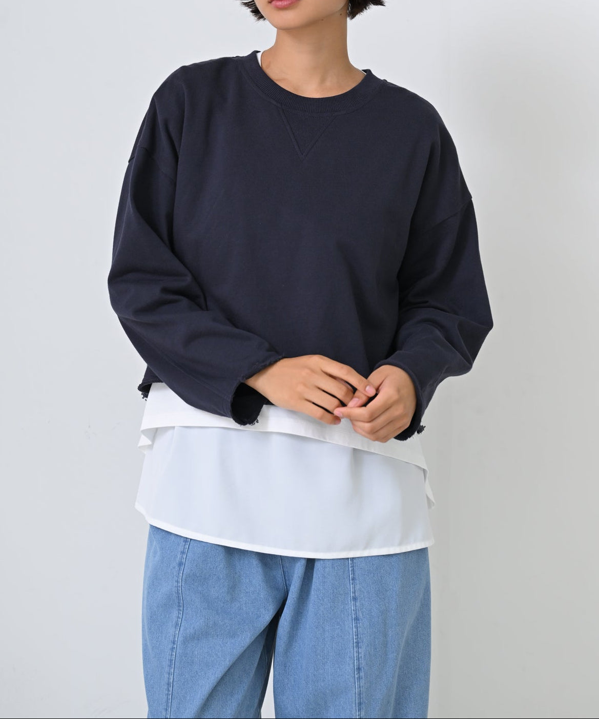 ネイビー model:H166cm