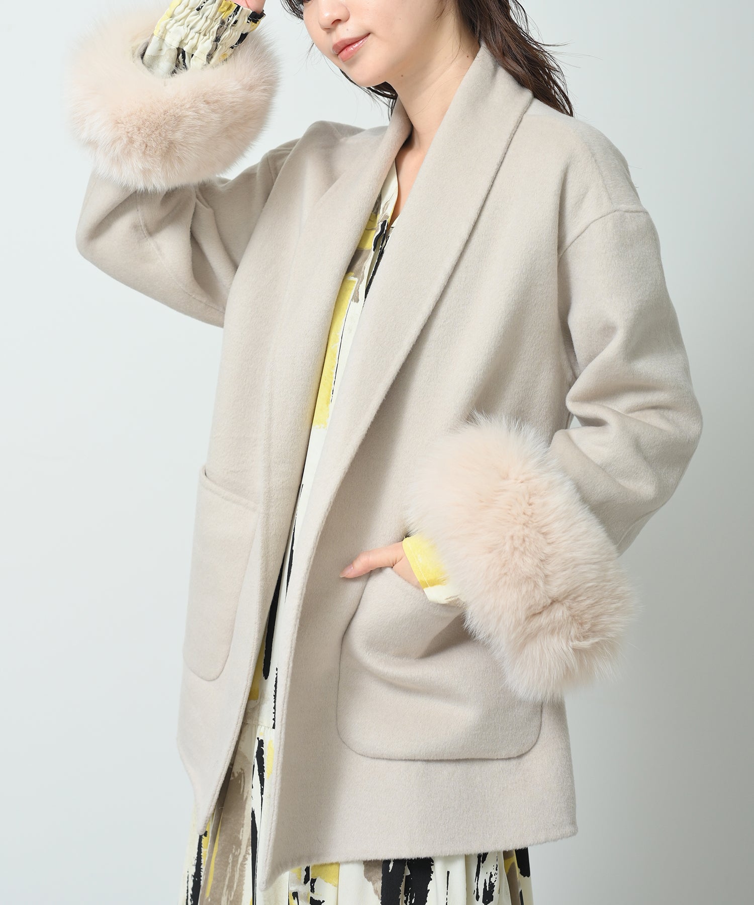 Fox Cuff Short Coat