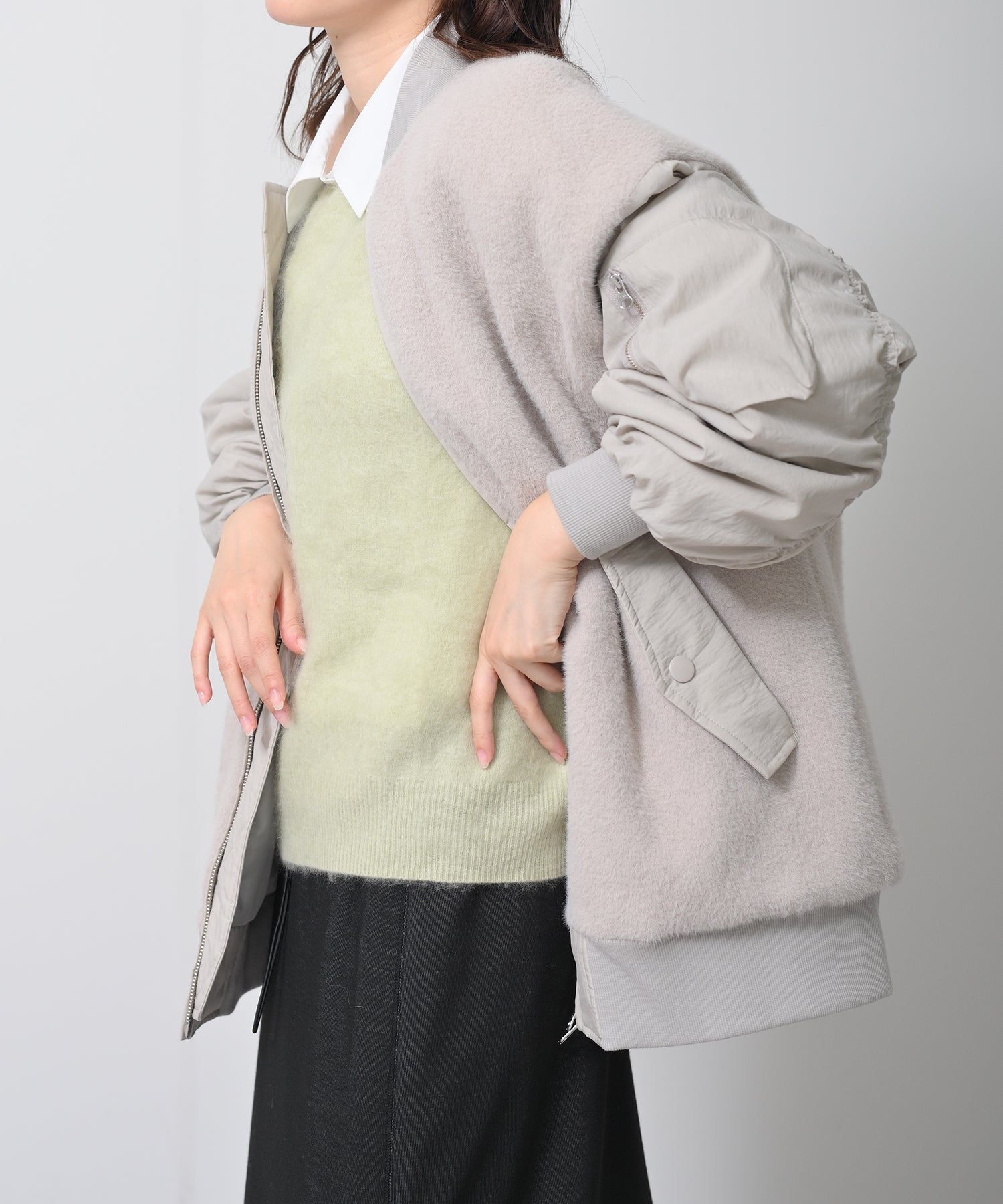 グレージュ model:H160