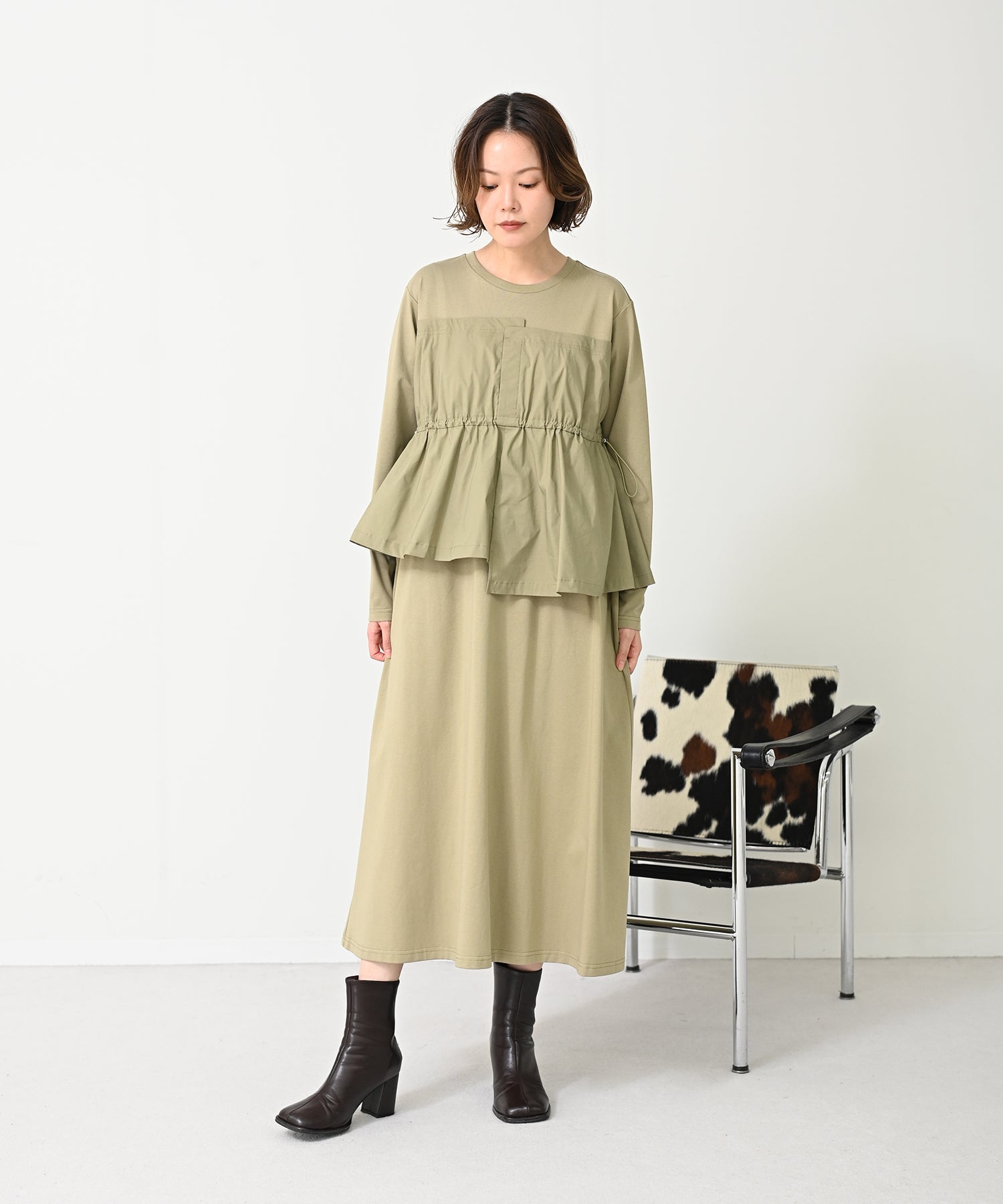 Bustier-style Docking Cut Dress