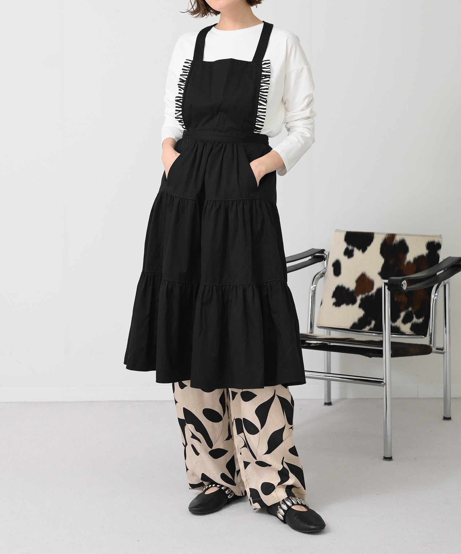 Tiered Apron Dress
