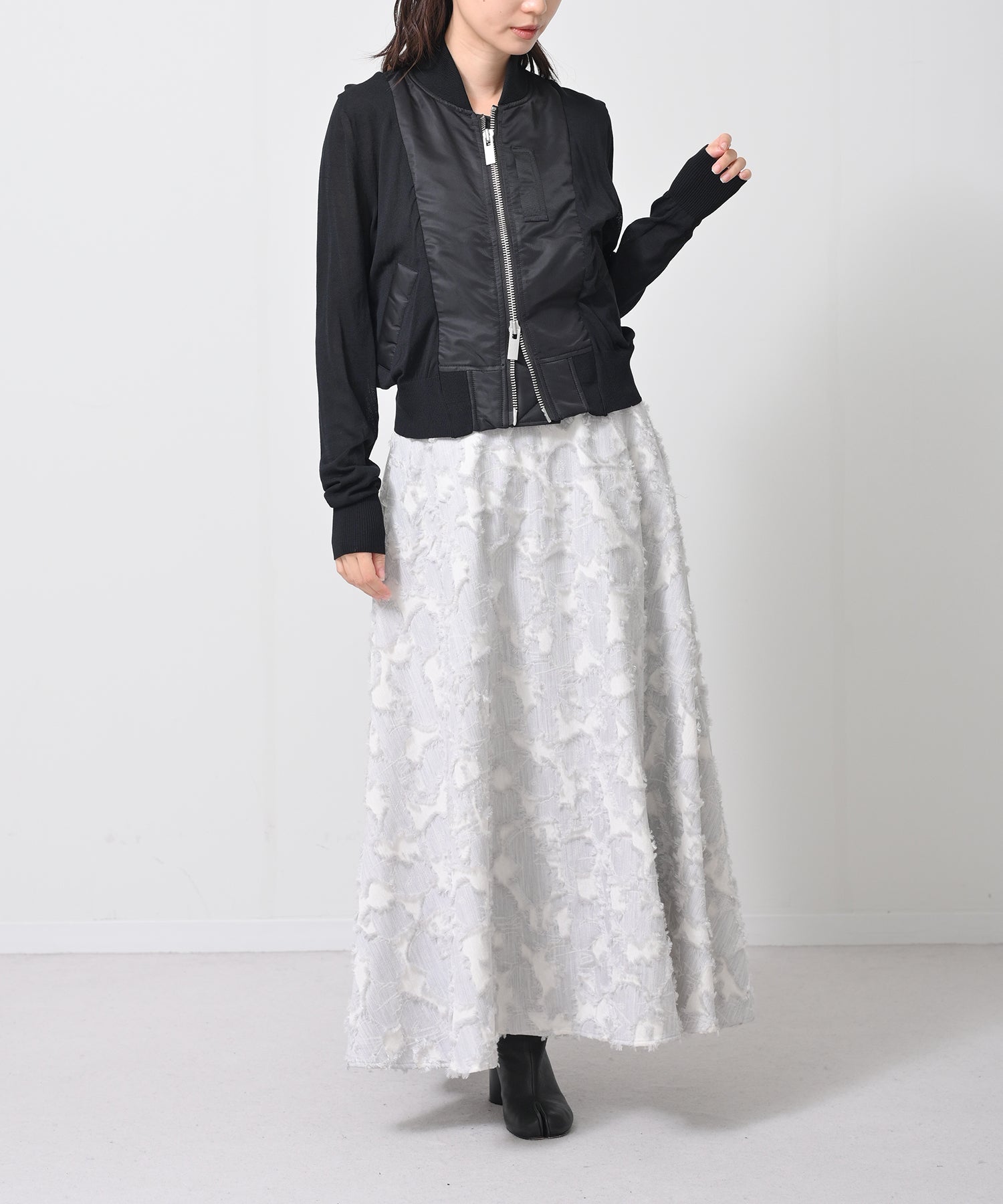 ブラック×ブラック model:H160