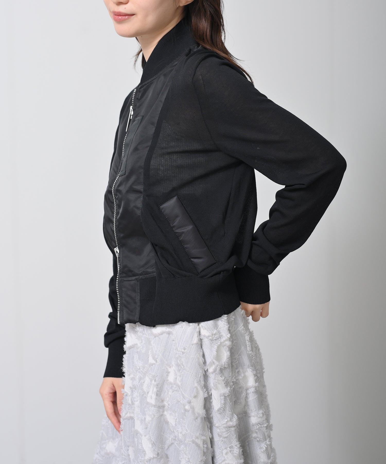 ブラック×ブラック model:H160