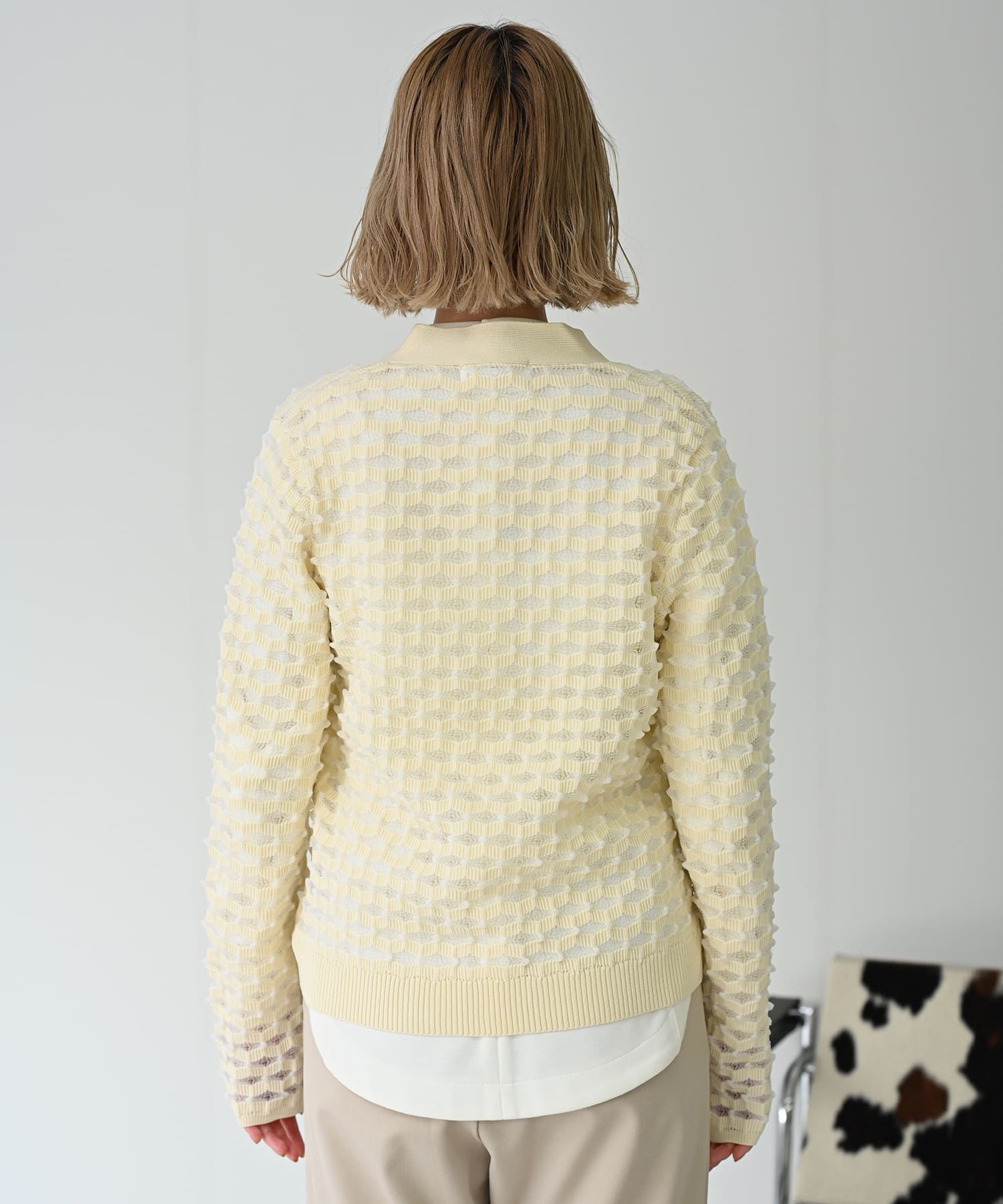 Puffy Shear Cardigan