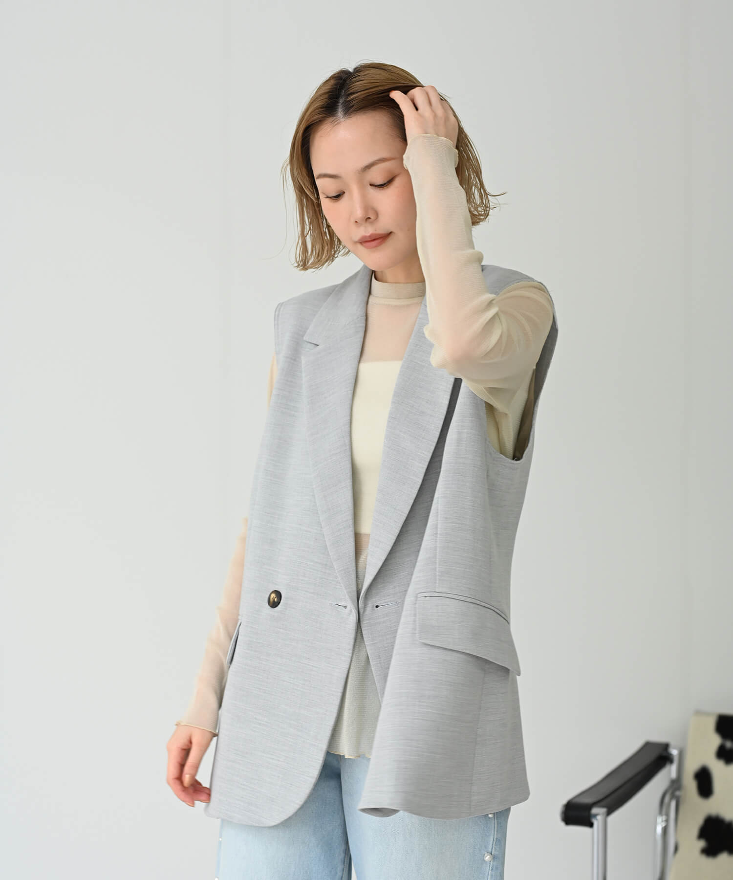 【シークレットセール】カットオフベスト