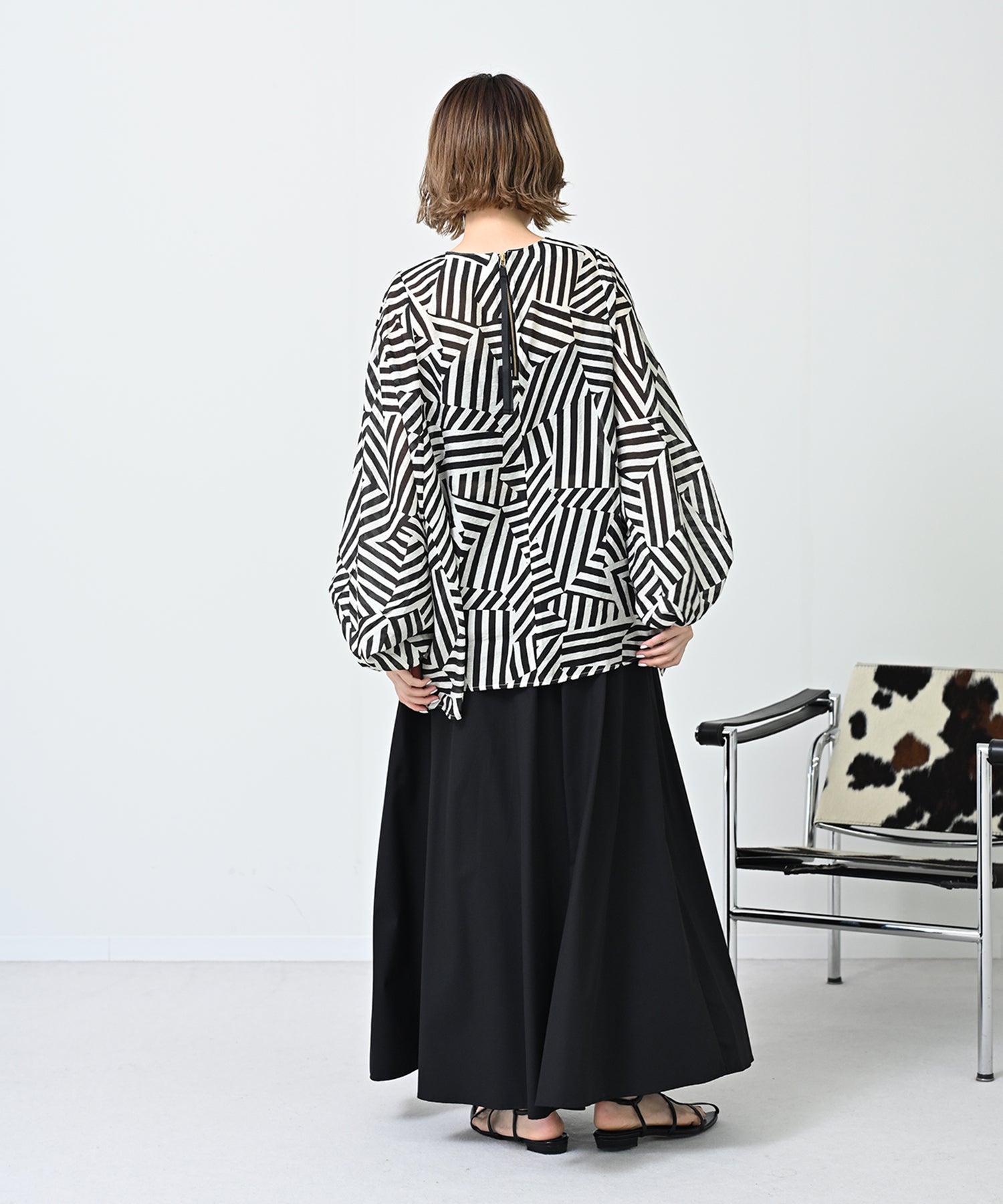 オフホワイト×ブラック model:H167