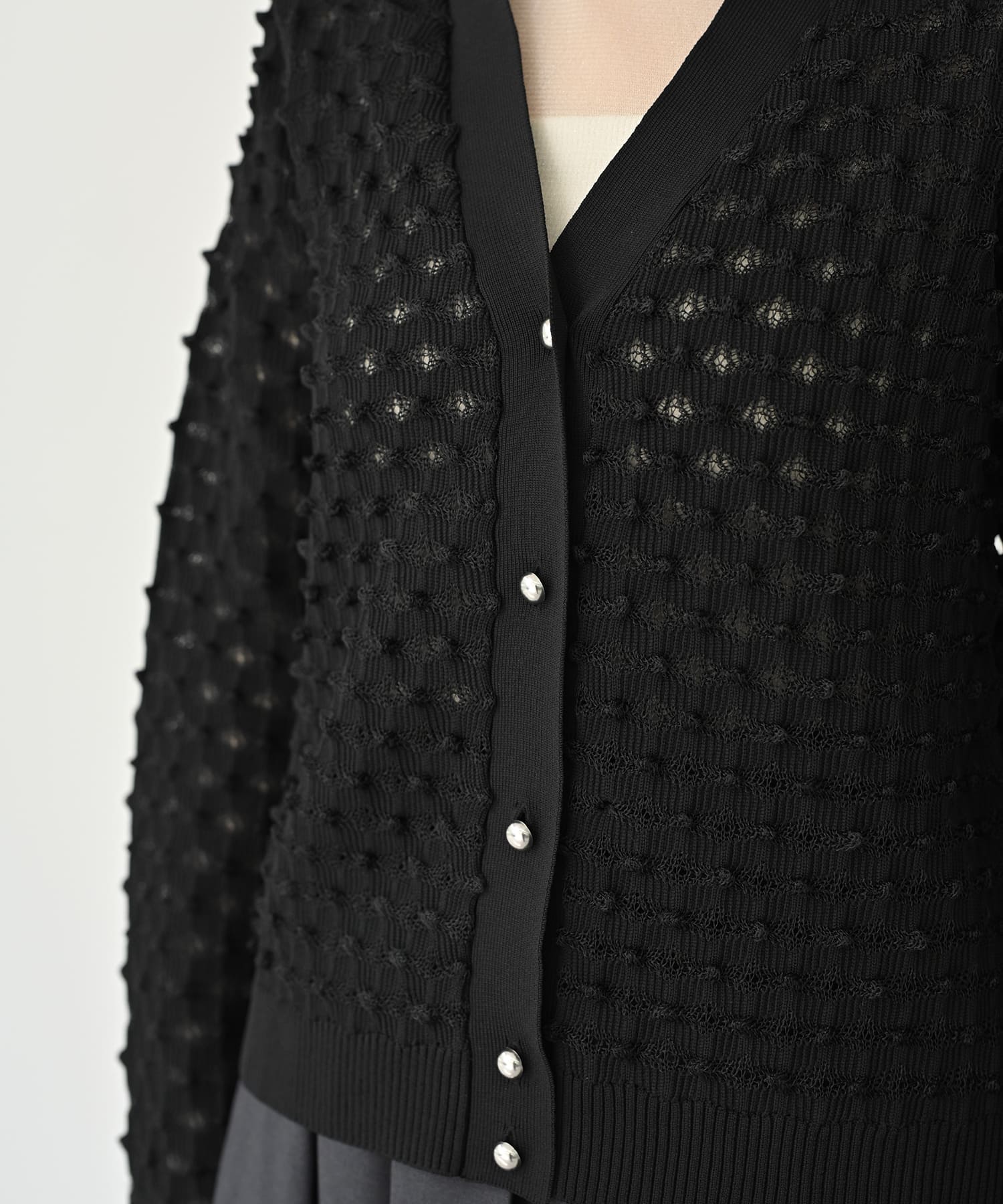Puffy Shear Cardigan