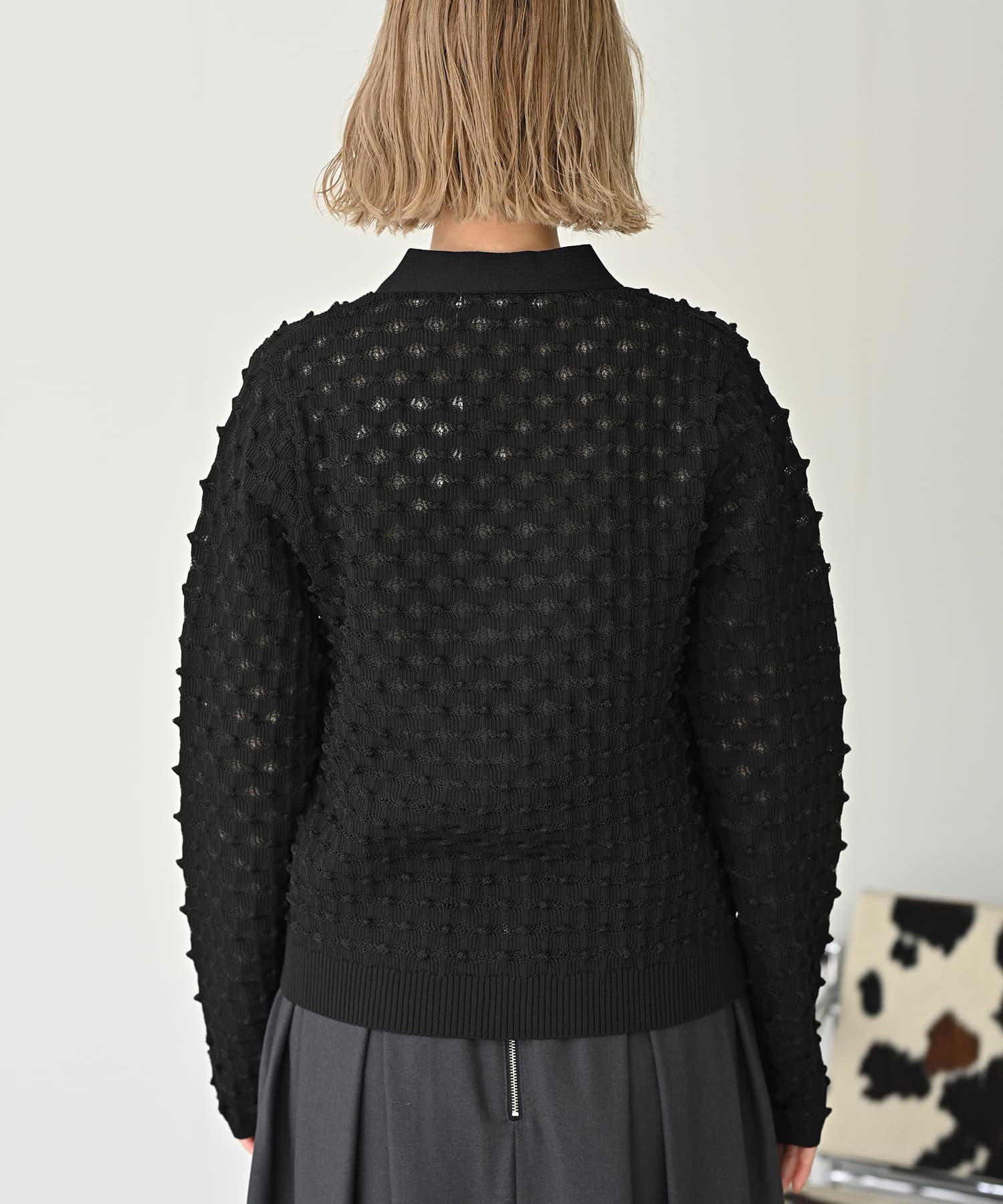 Puffy Shear Cardigan