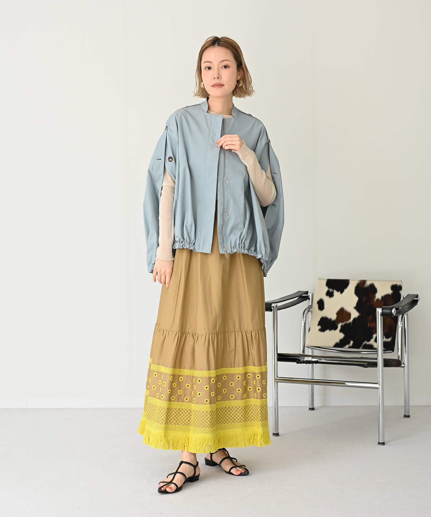 【Timesale】Side Button Poncho