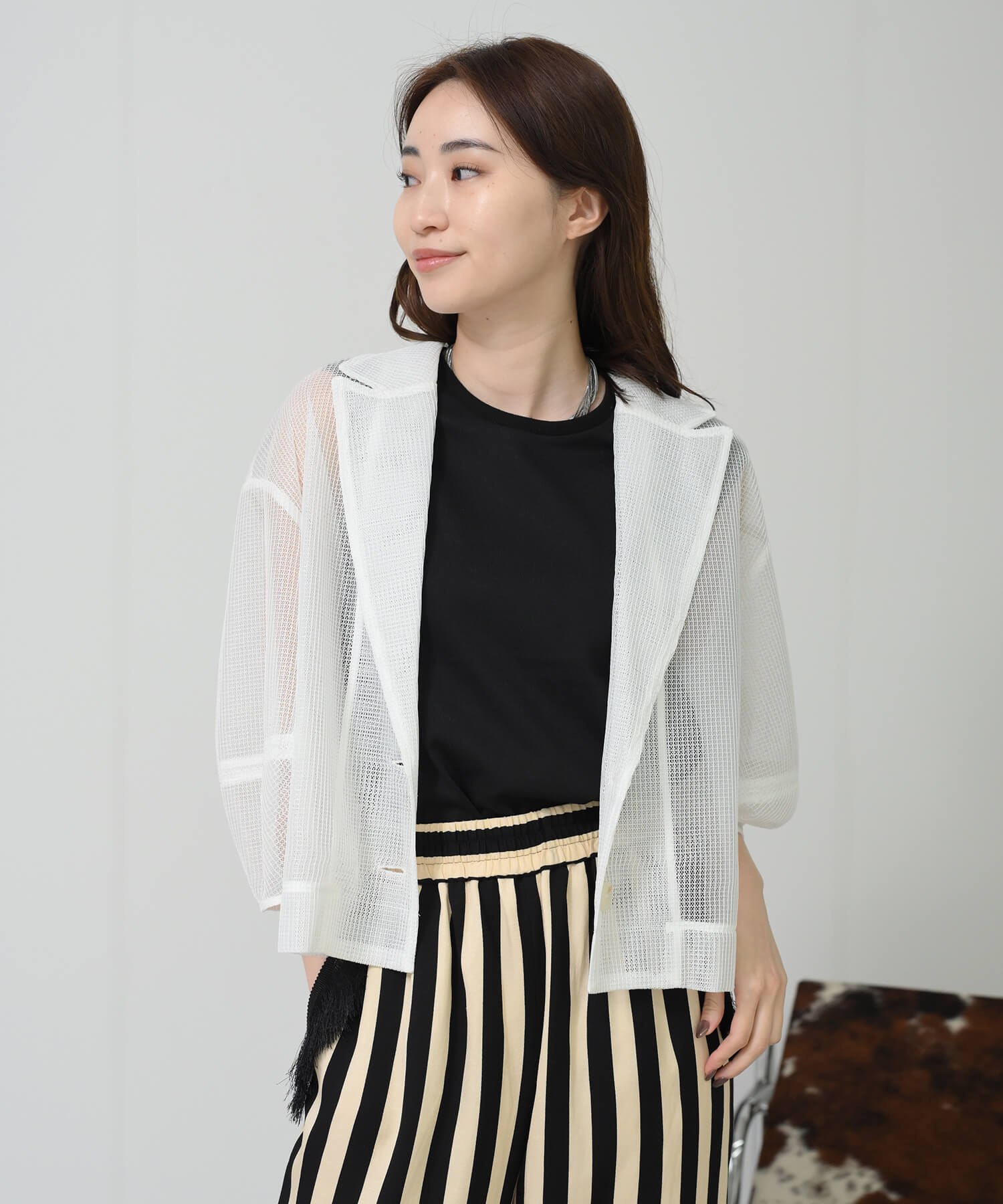 【Timesale】メッシュコクーンジャケット
