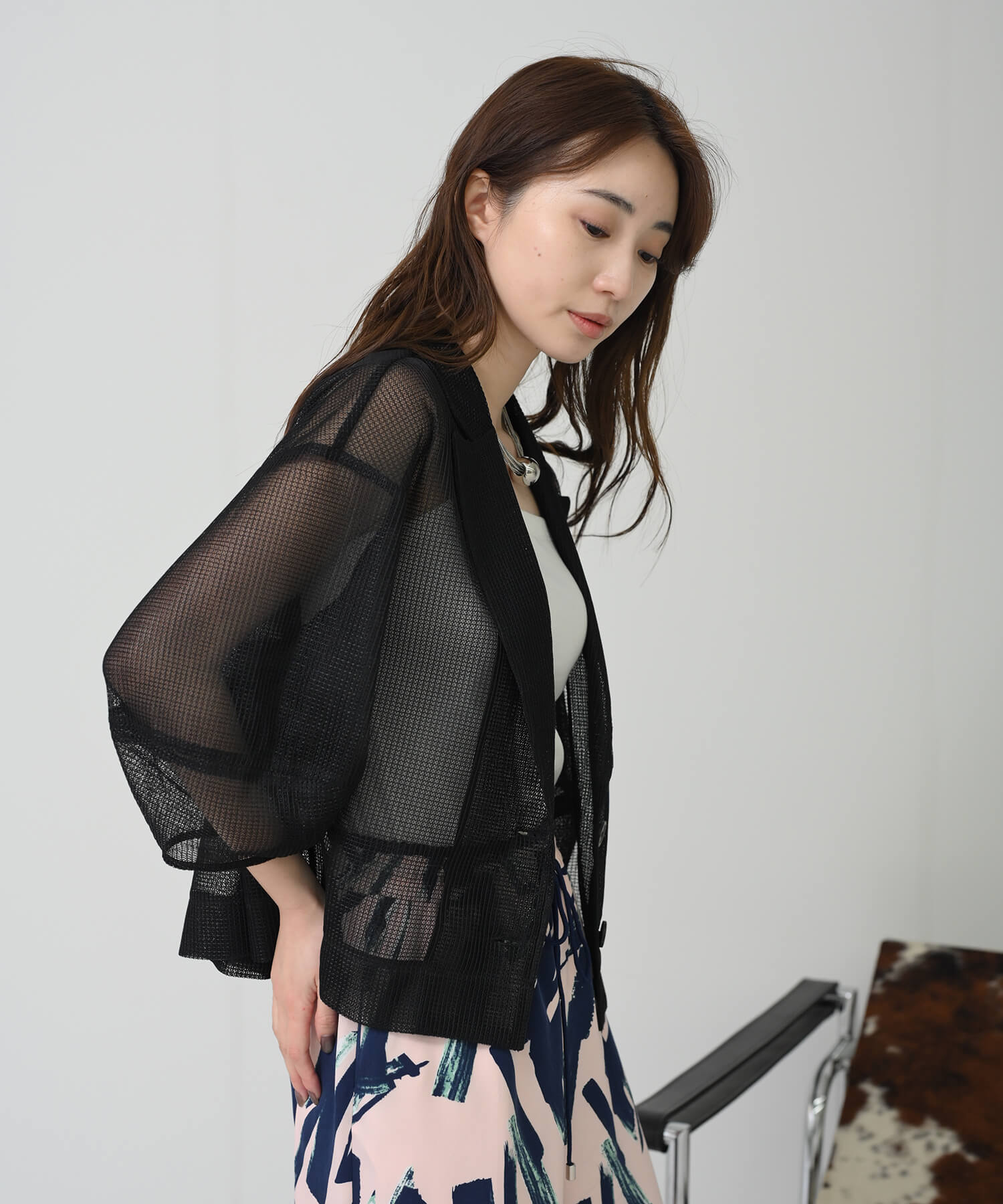 【Timesale】メッシュコクーンジャケット