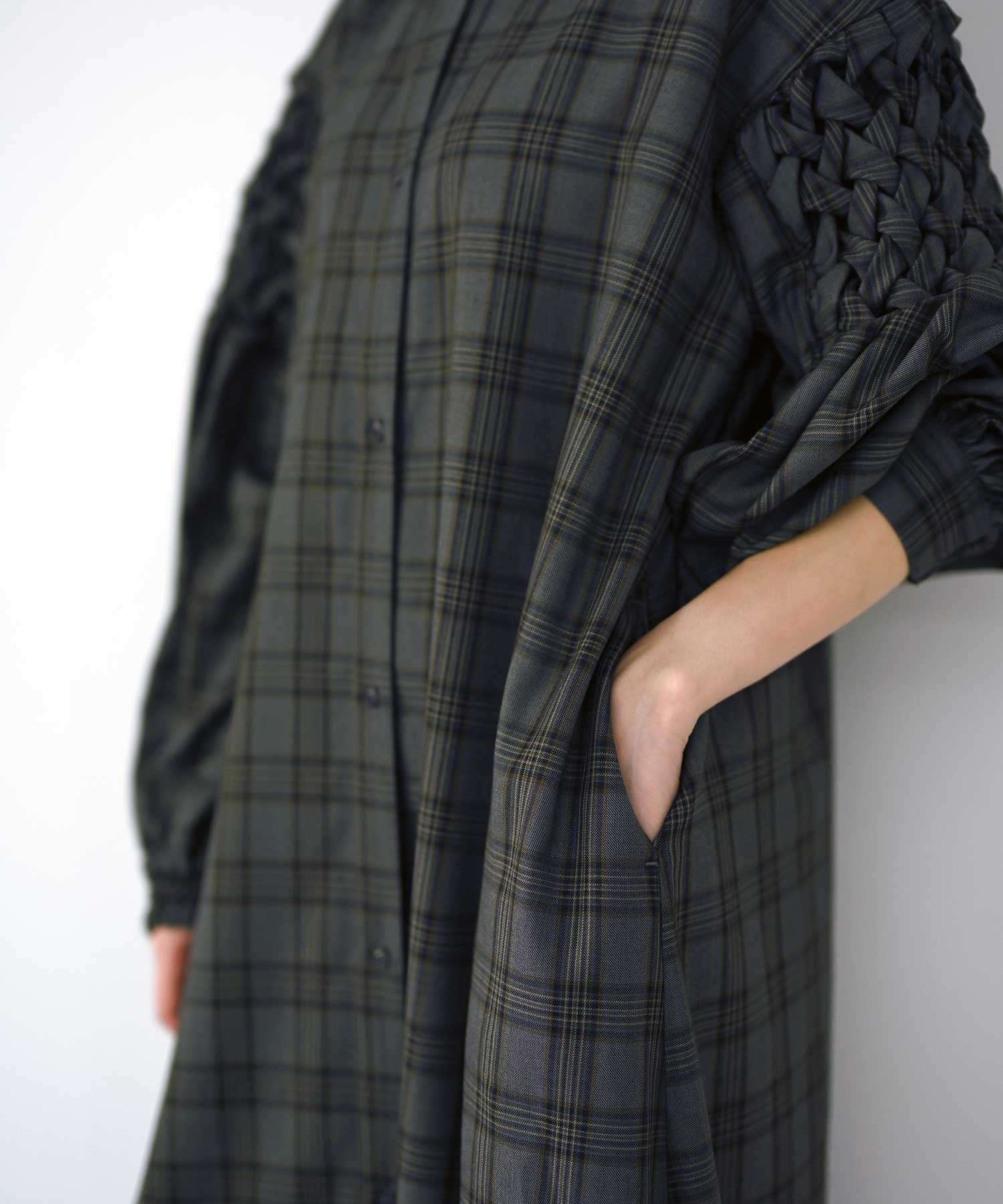 model:H167 グレー×イエローチェック