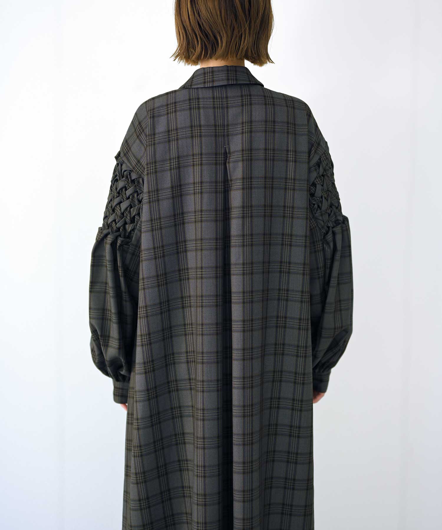 model:H167 グレー×イエローチェック