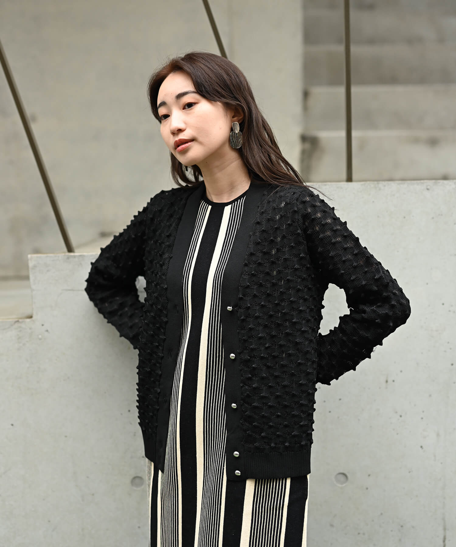 Puffy Shear Cardigan