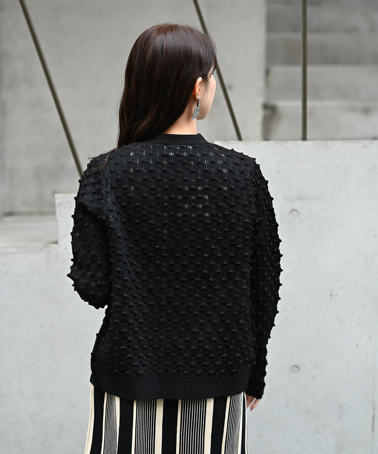 Puffy Shear Cardigan