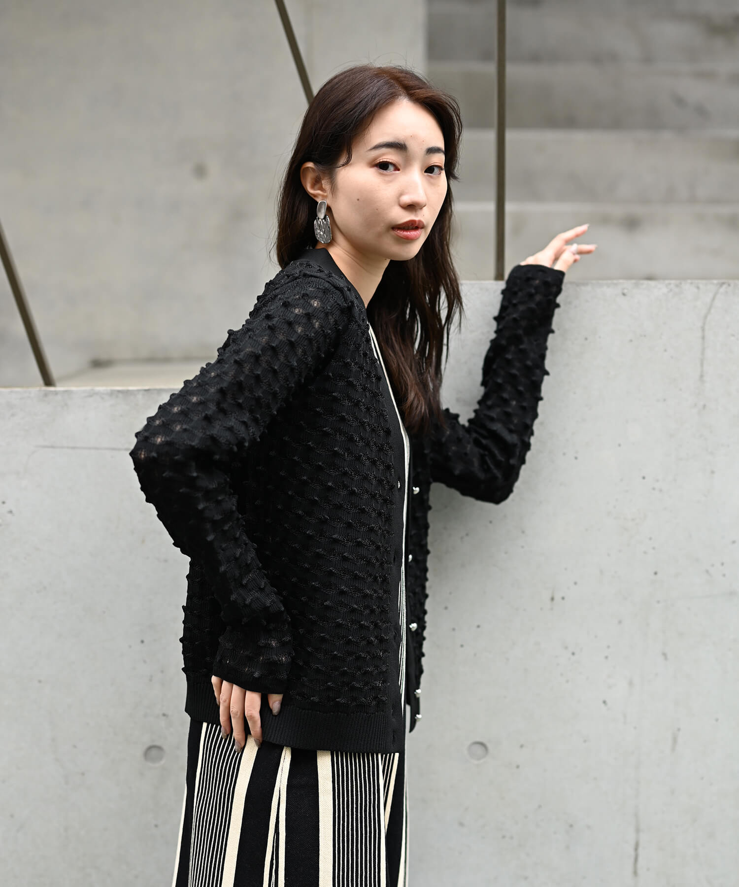 Puffy Shear Cardigan