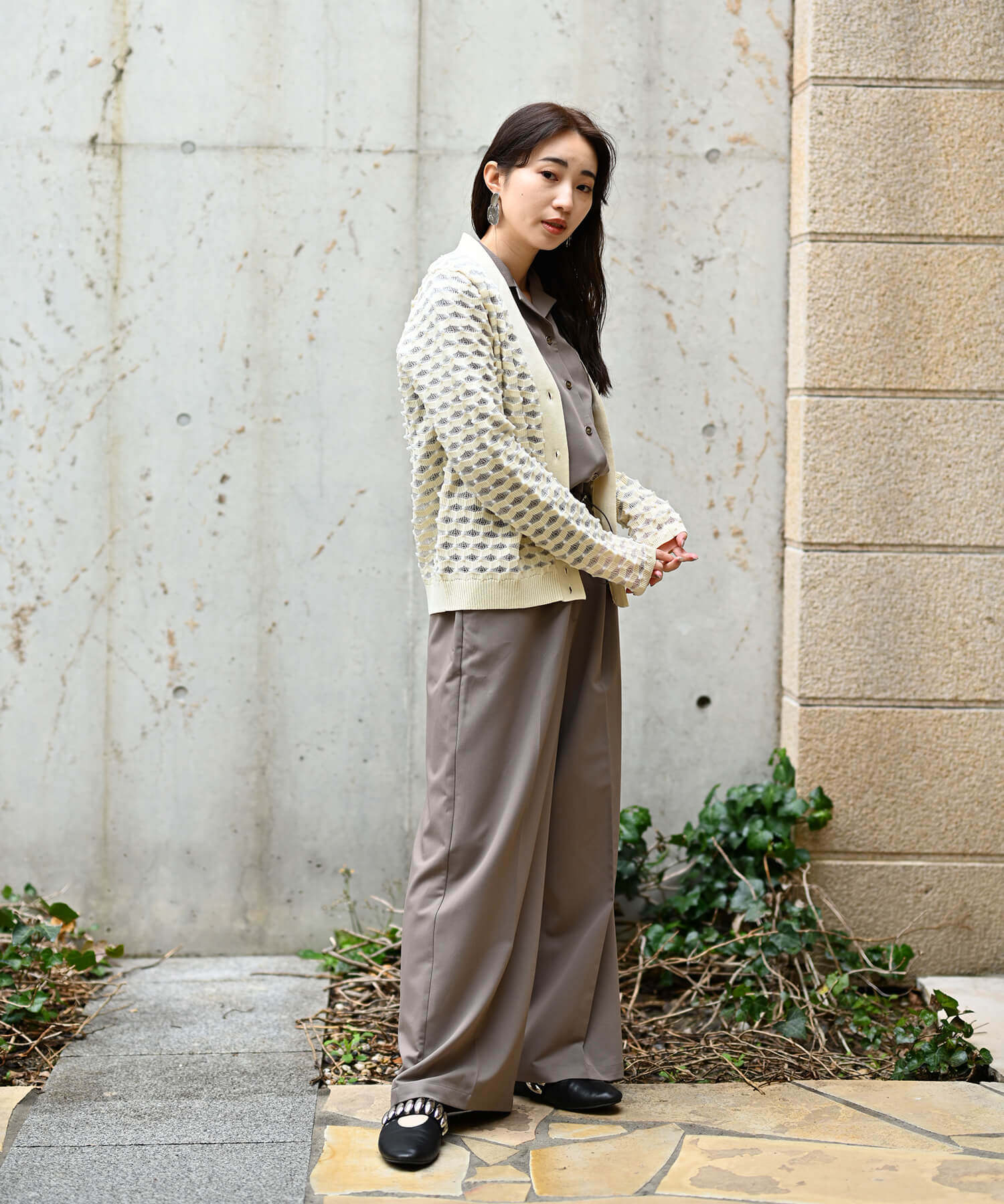 Puffy Shear Cardigan