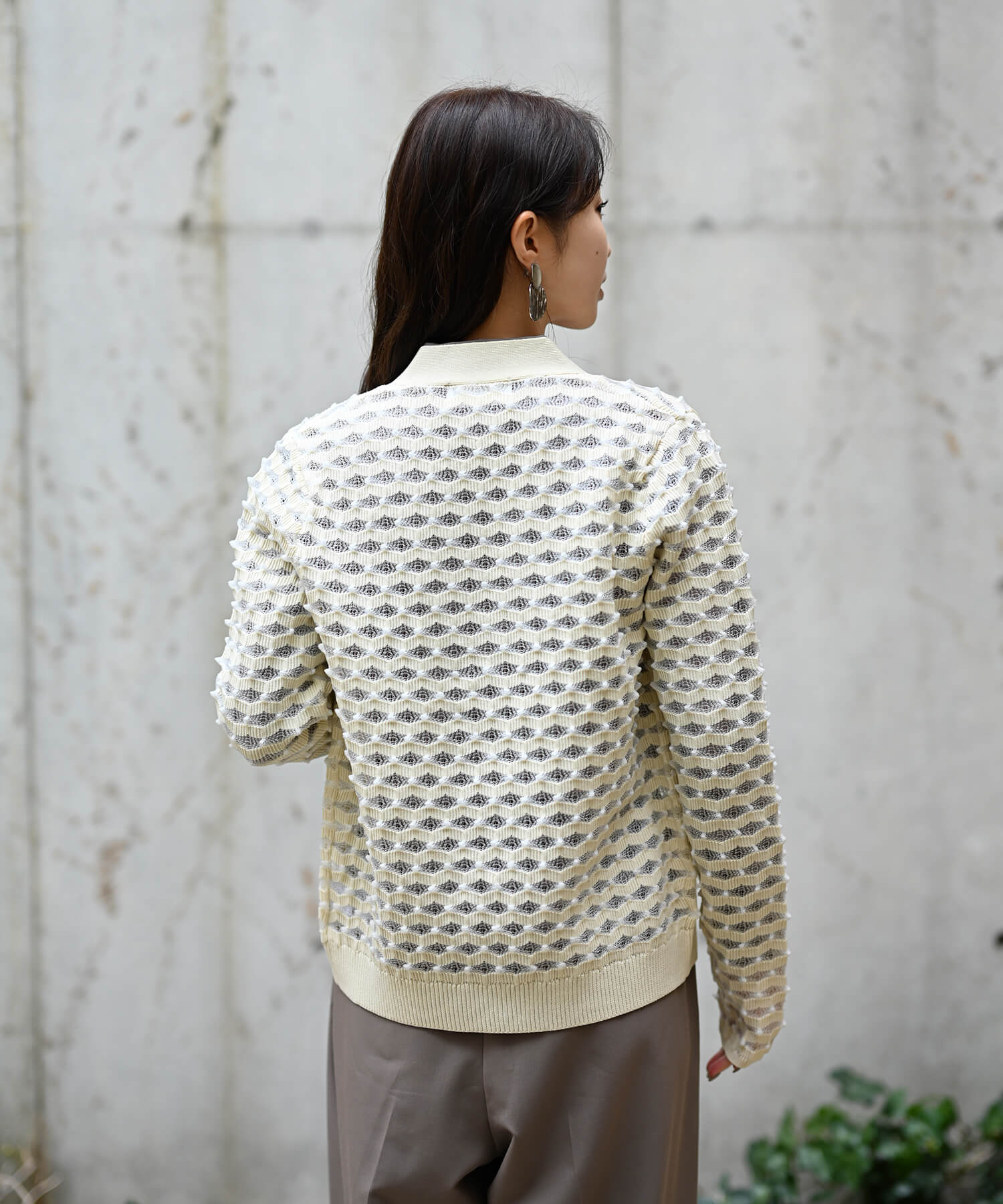 Puffy Shear Cardigan