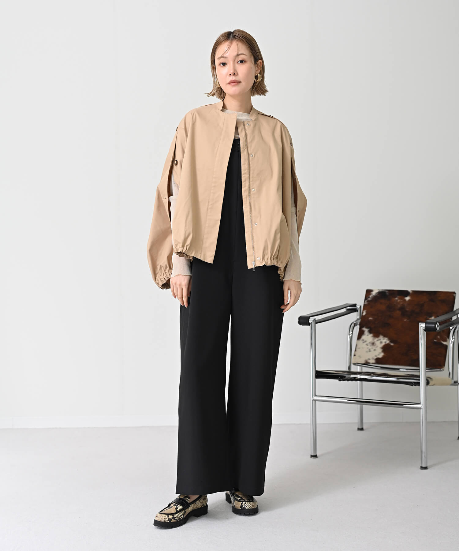 【Timesale】Side Button Poncho