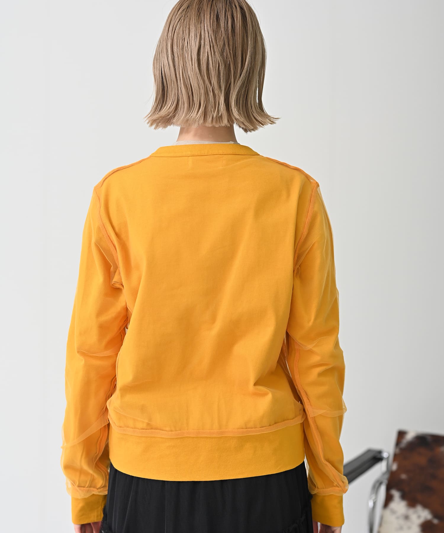 【Timesale】フロントチュールカーディガン