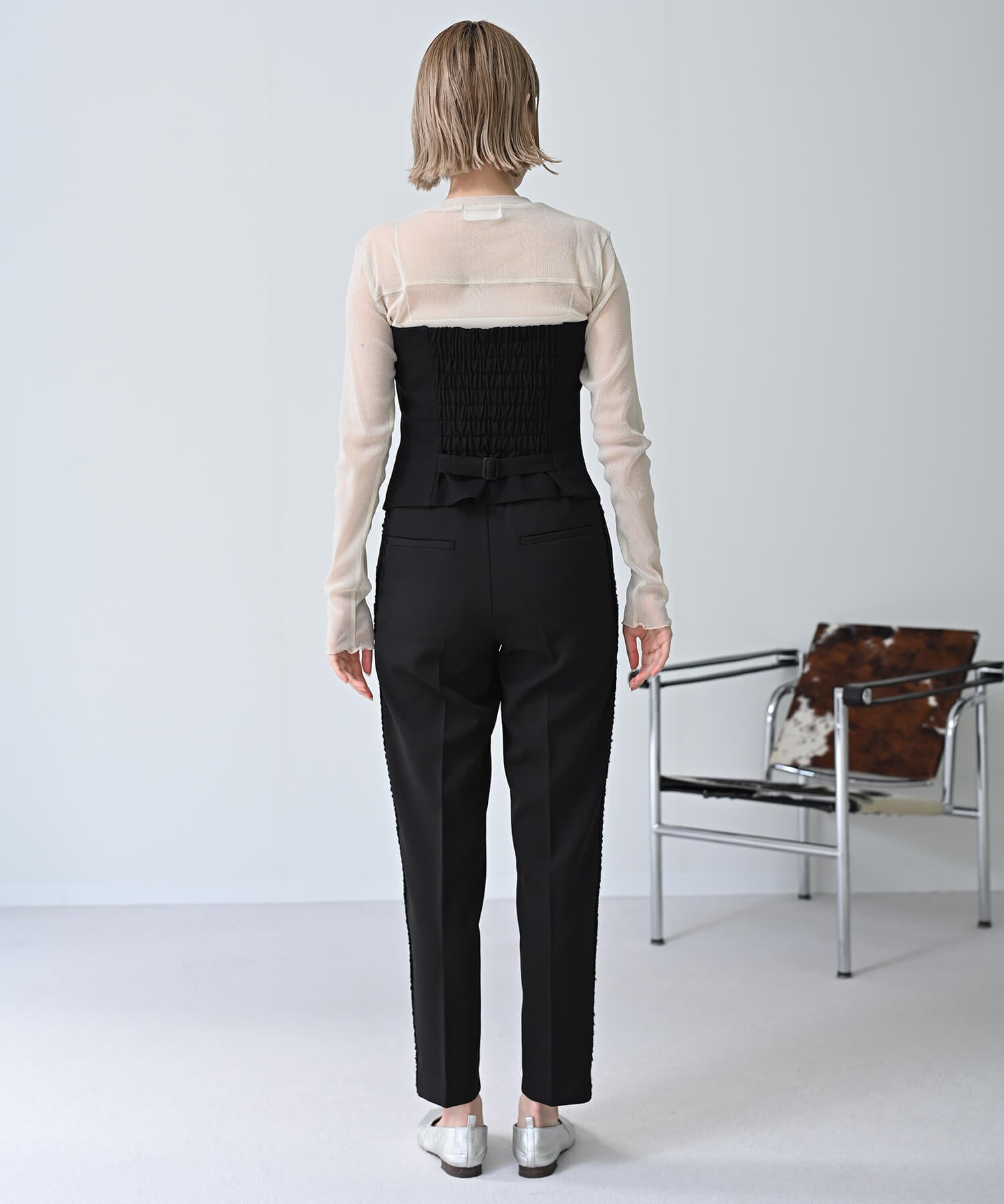【Timesale】Side Blade Tapered Pants