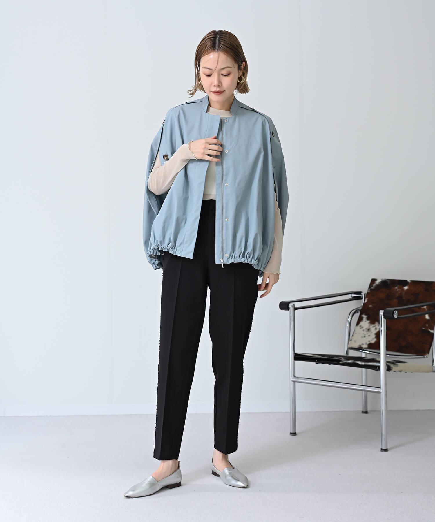 【Timesale】Side Blade Tapered Pants