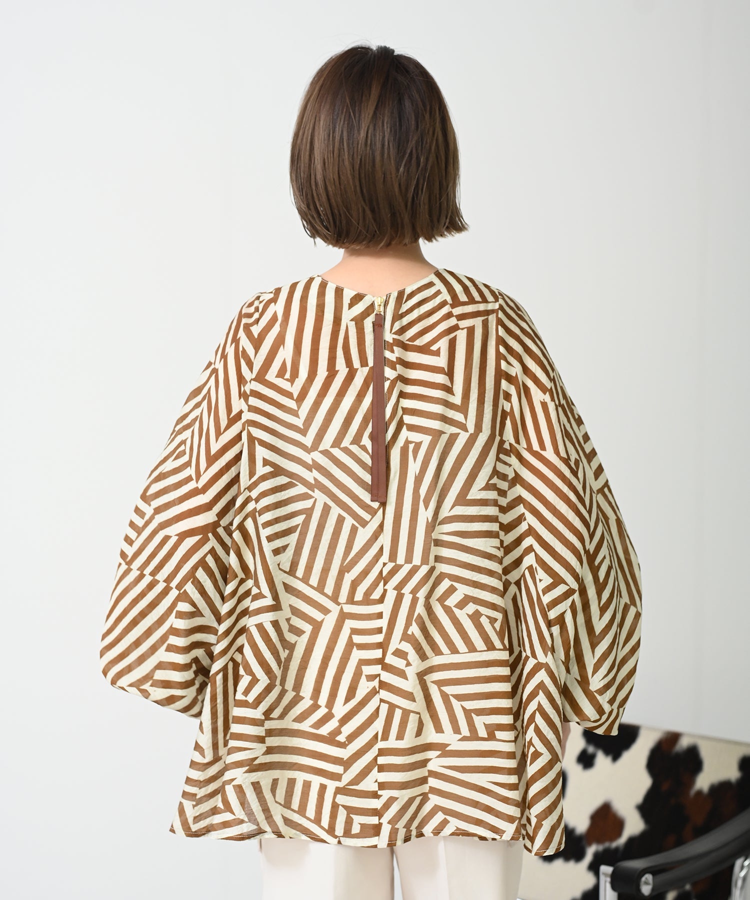 ブラウン×アイボリー model:H167