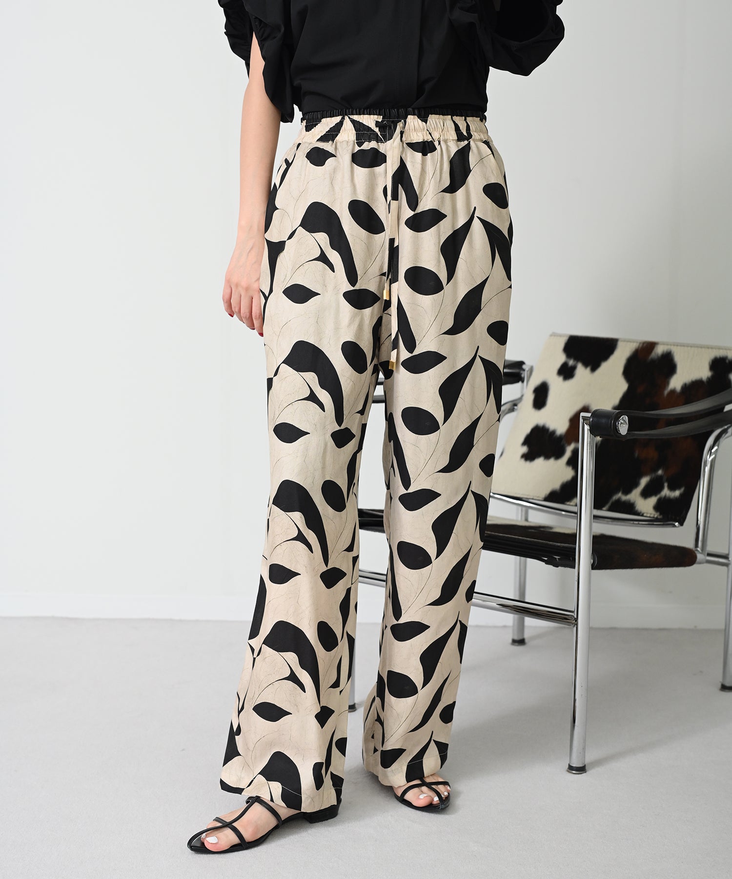 ベージュ×ブラック model :H167