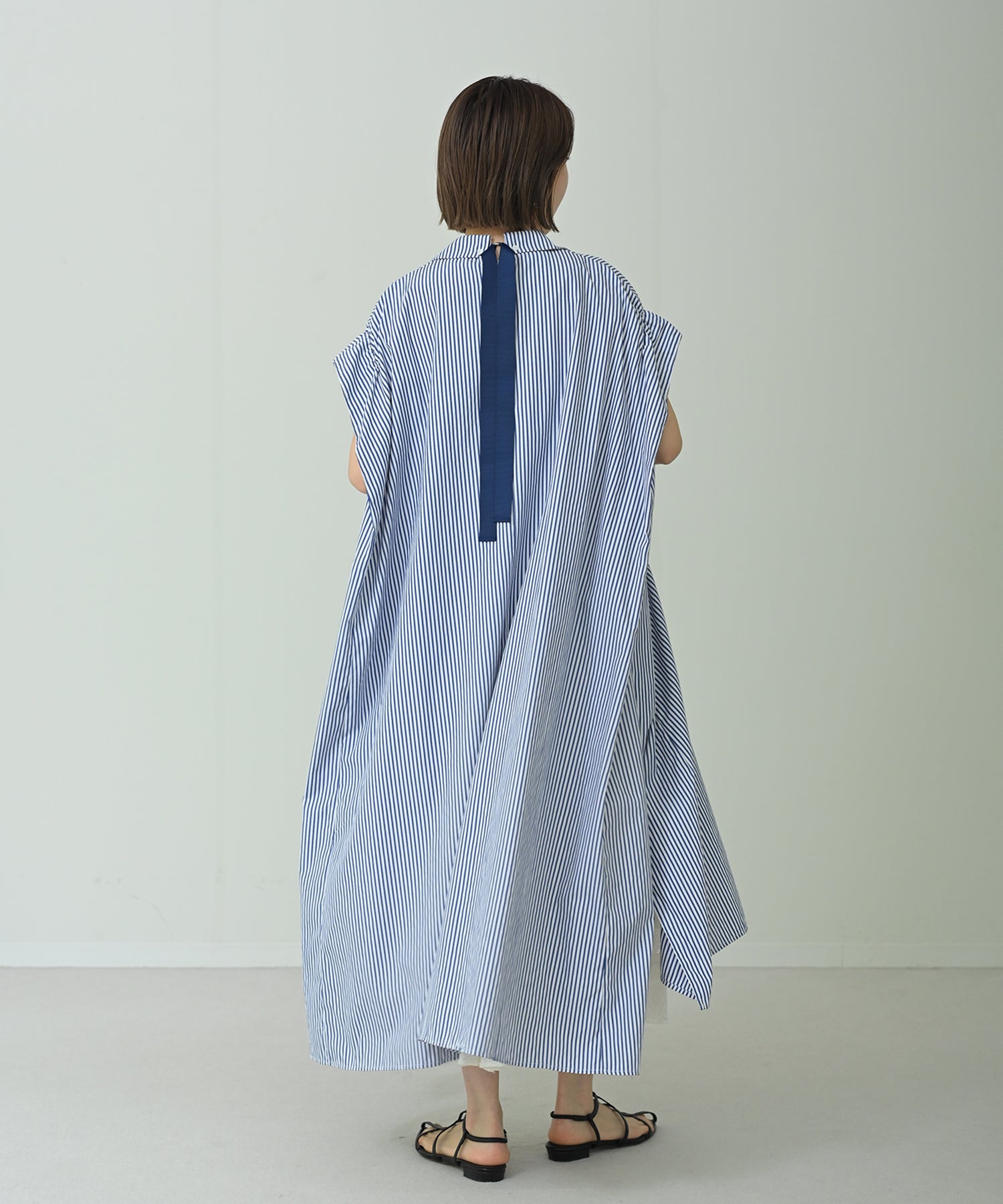 ネイビー×オフ model:H167